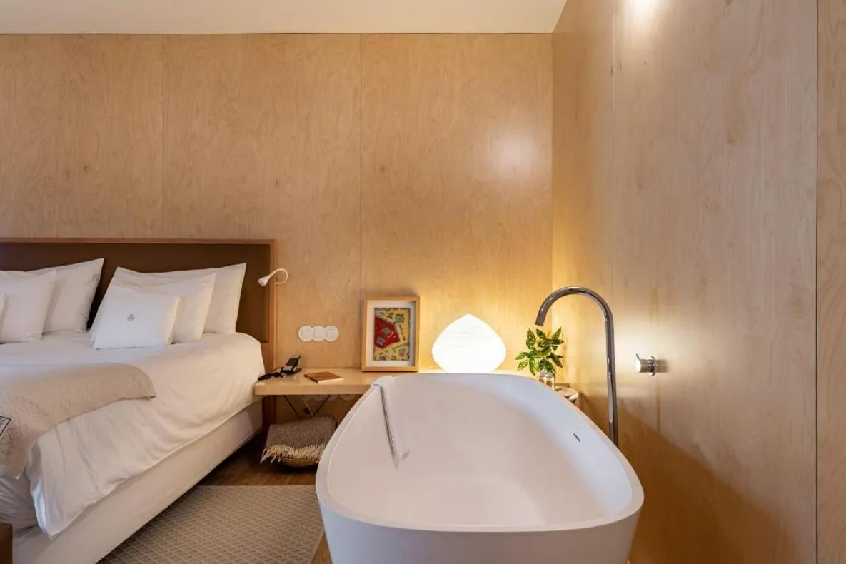 Bed in Casas Da Lapa, Nature & Spa Hotel