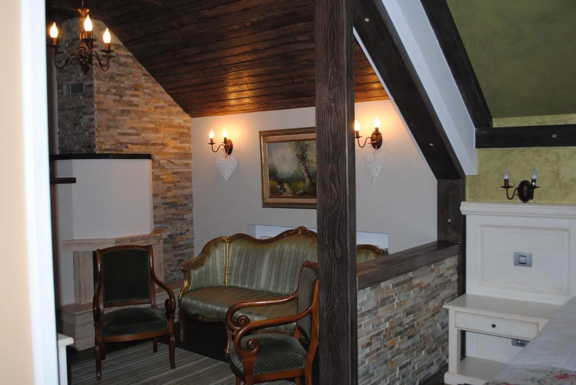 Seating area in Casa Freya