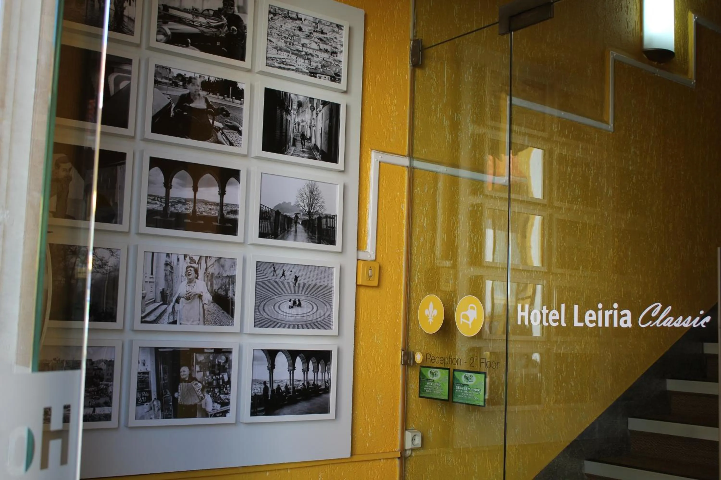 Facade/entrance in Hotel Leiria Classic