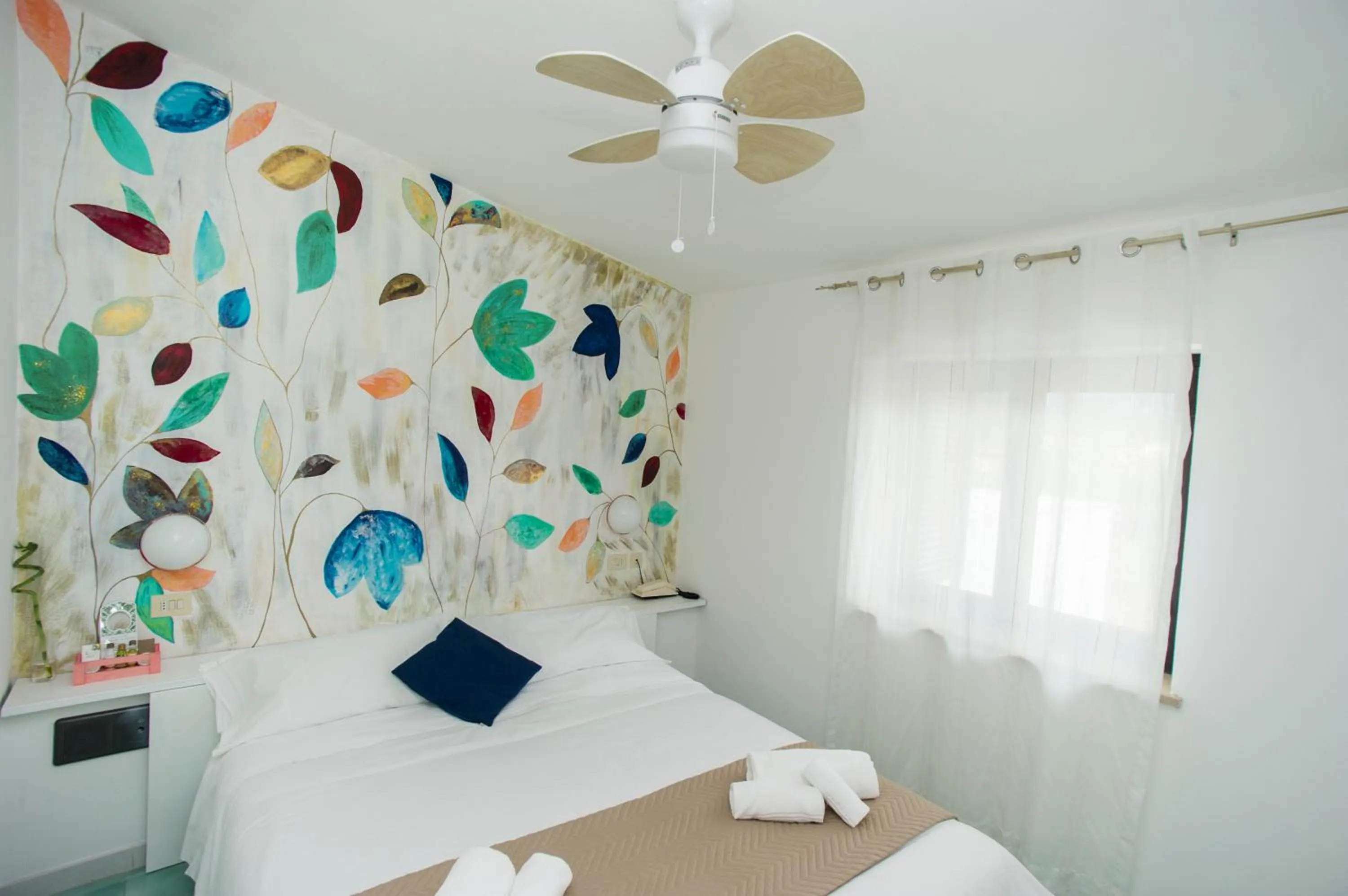 Bed in Hotel Punto Verde