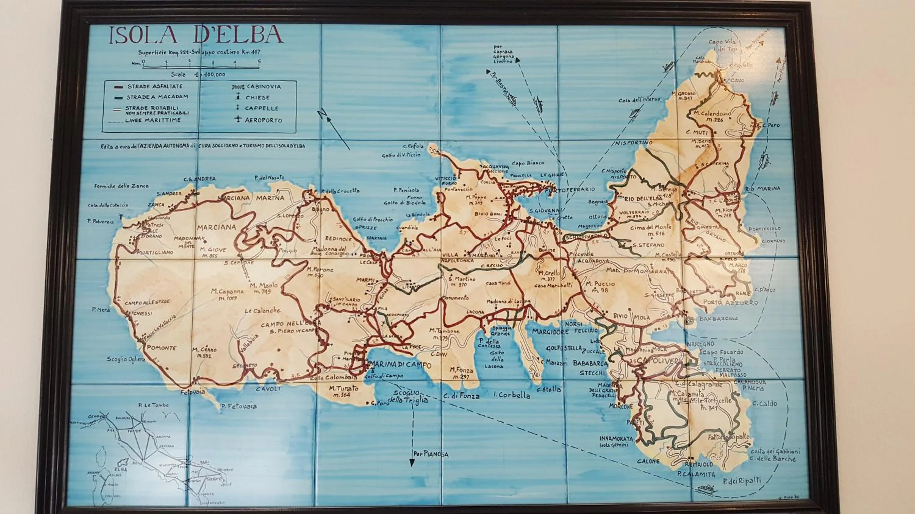 Decorative detail in Hotel Punto Verde