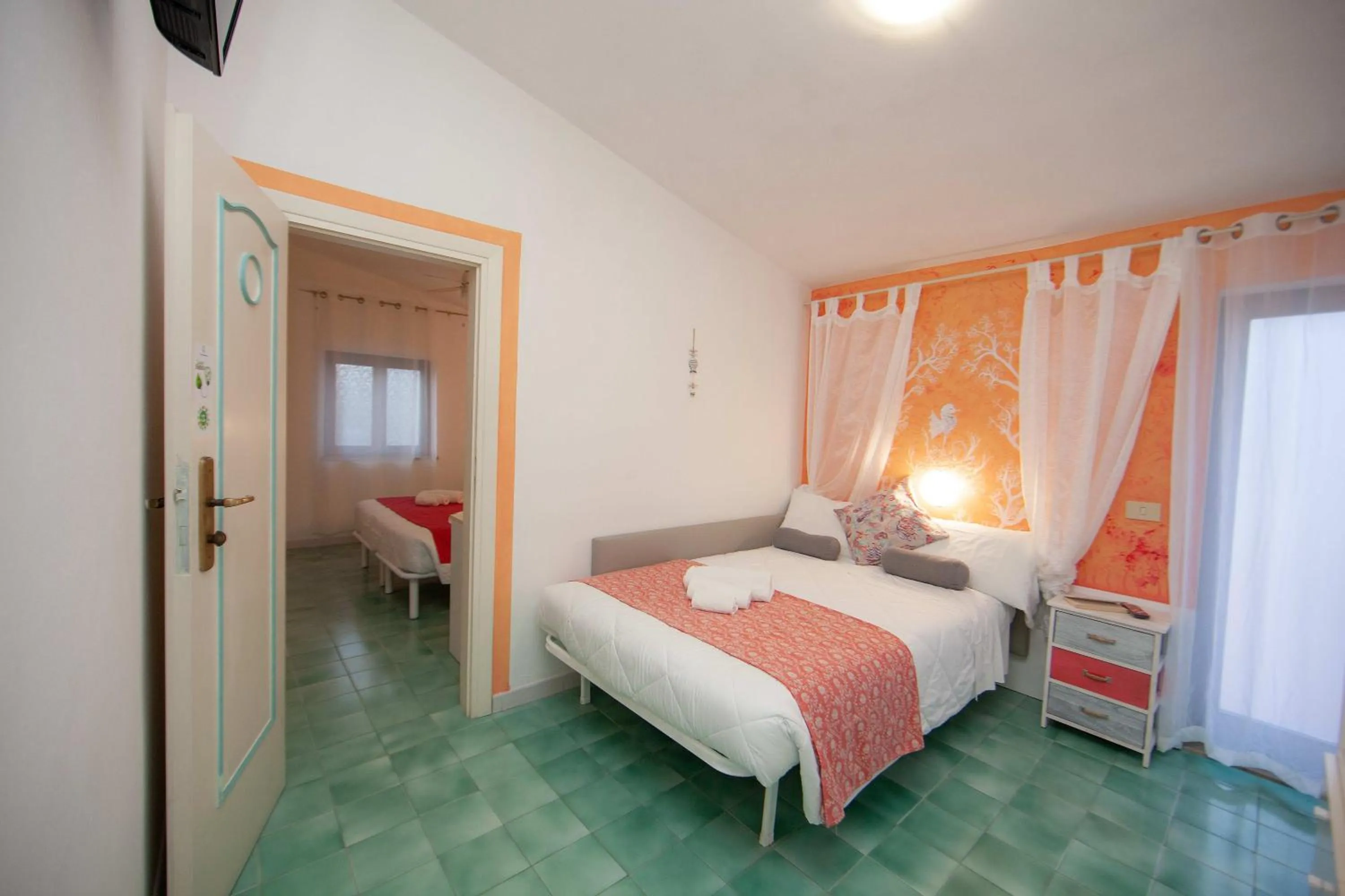 Bed in Hotel Punto Verde