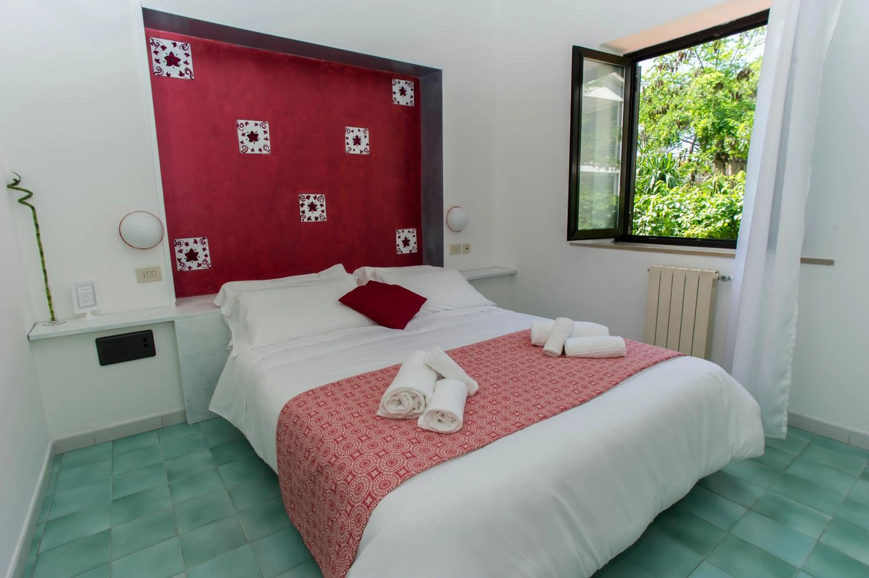 Bed in Hotel Punto Verde