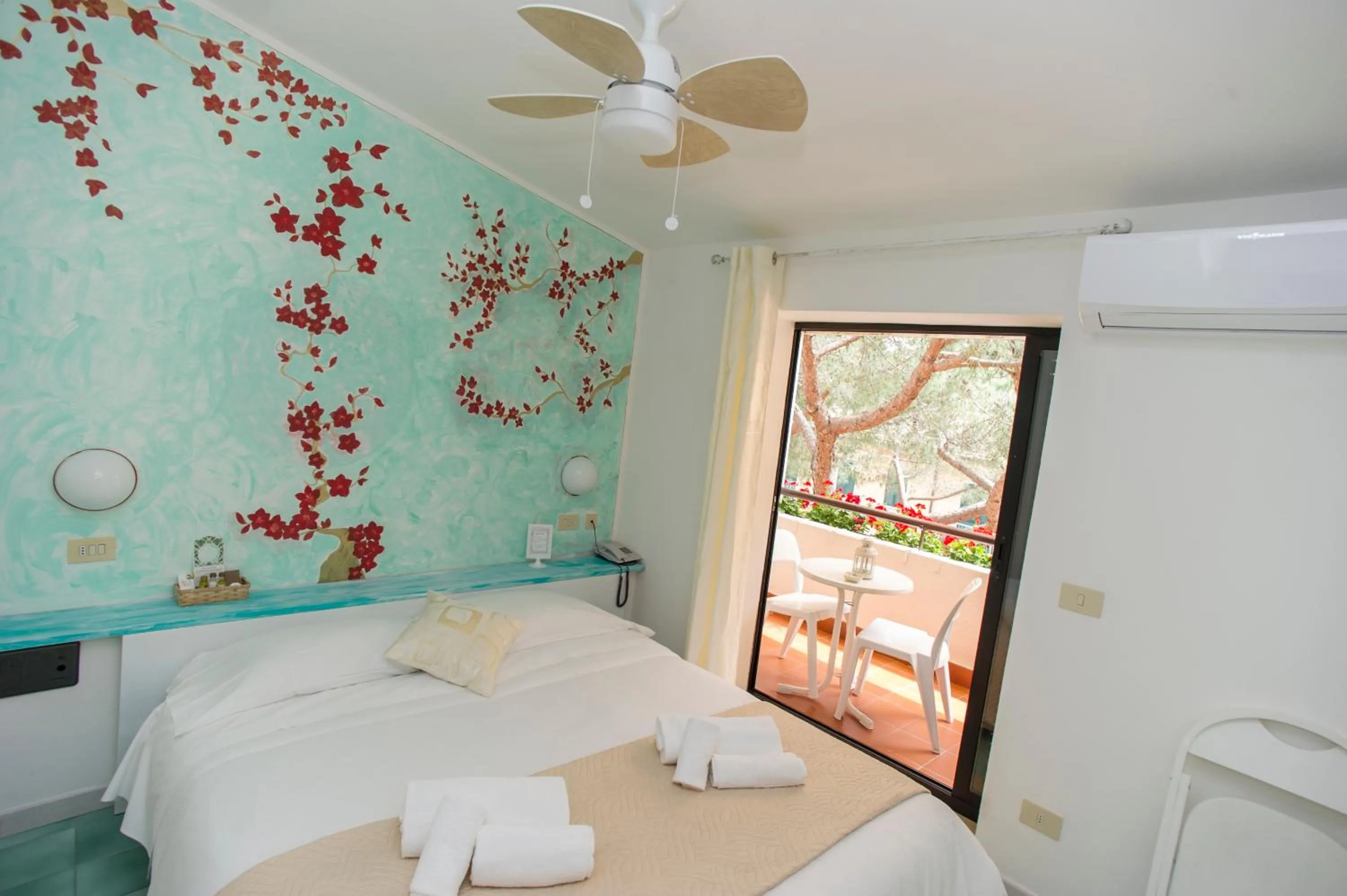 Bed in Hotel Punto Verde