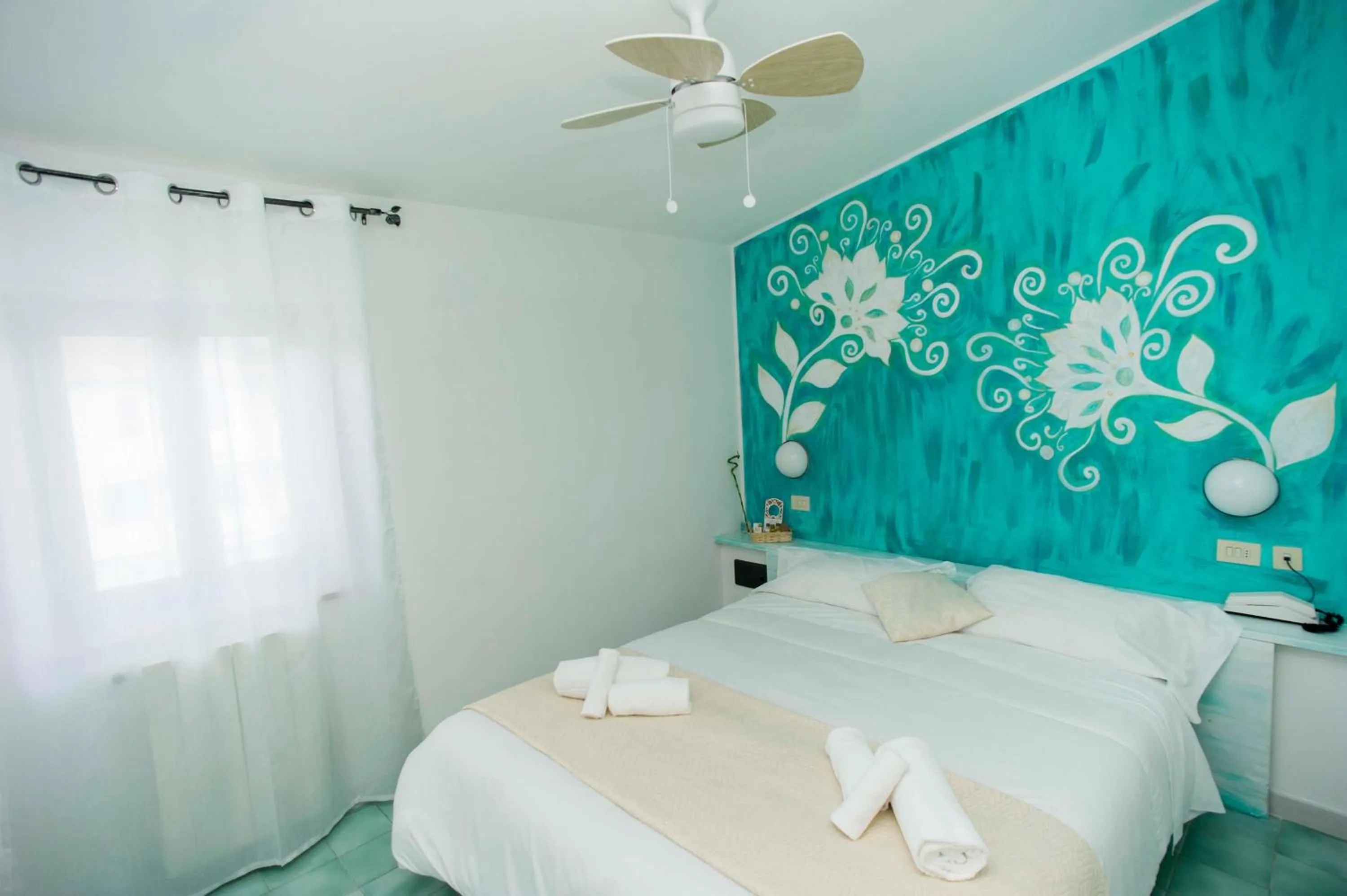 Bed in Hotel Punto Verde