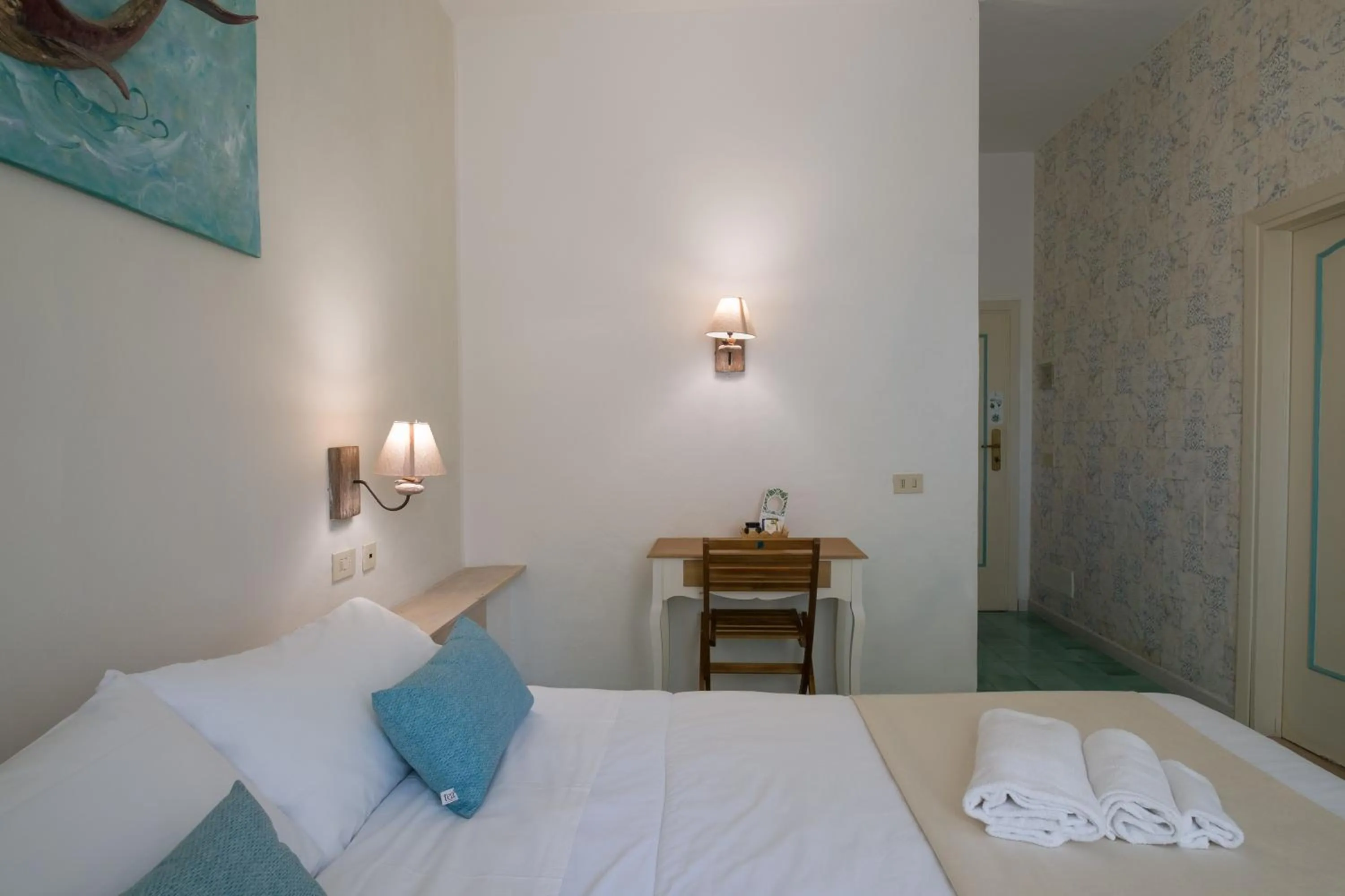 Bed in Hotel Punto Verde