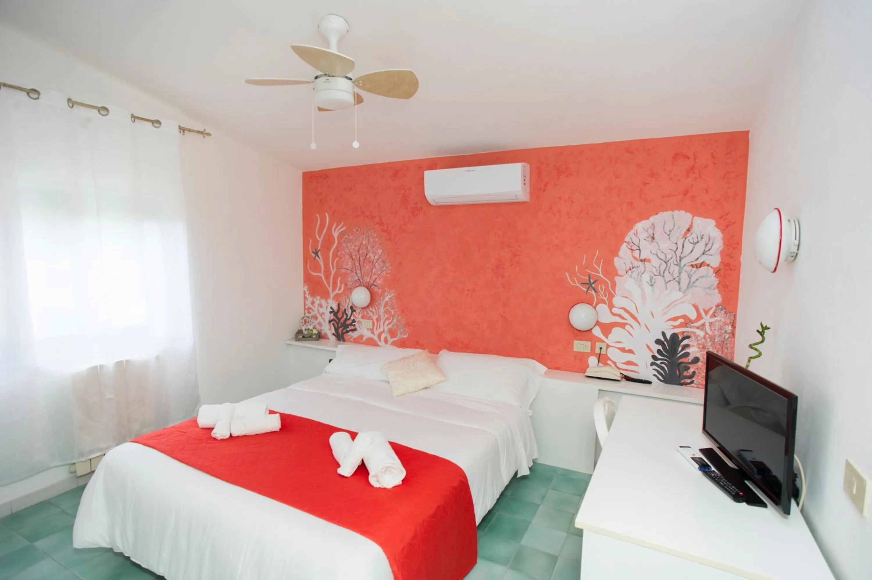 Bed in Hotel Punto Verde