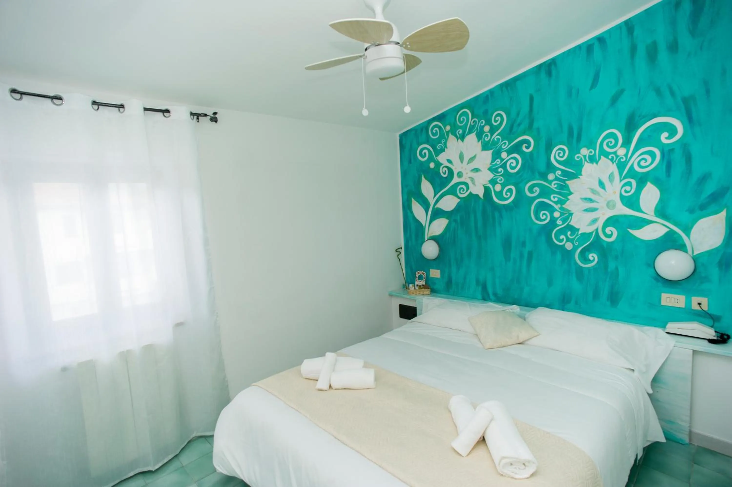 Bed in Hotel Punto Verde