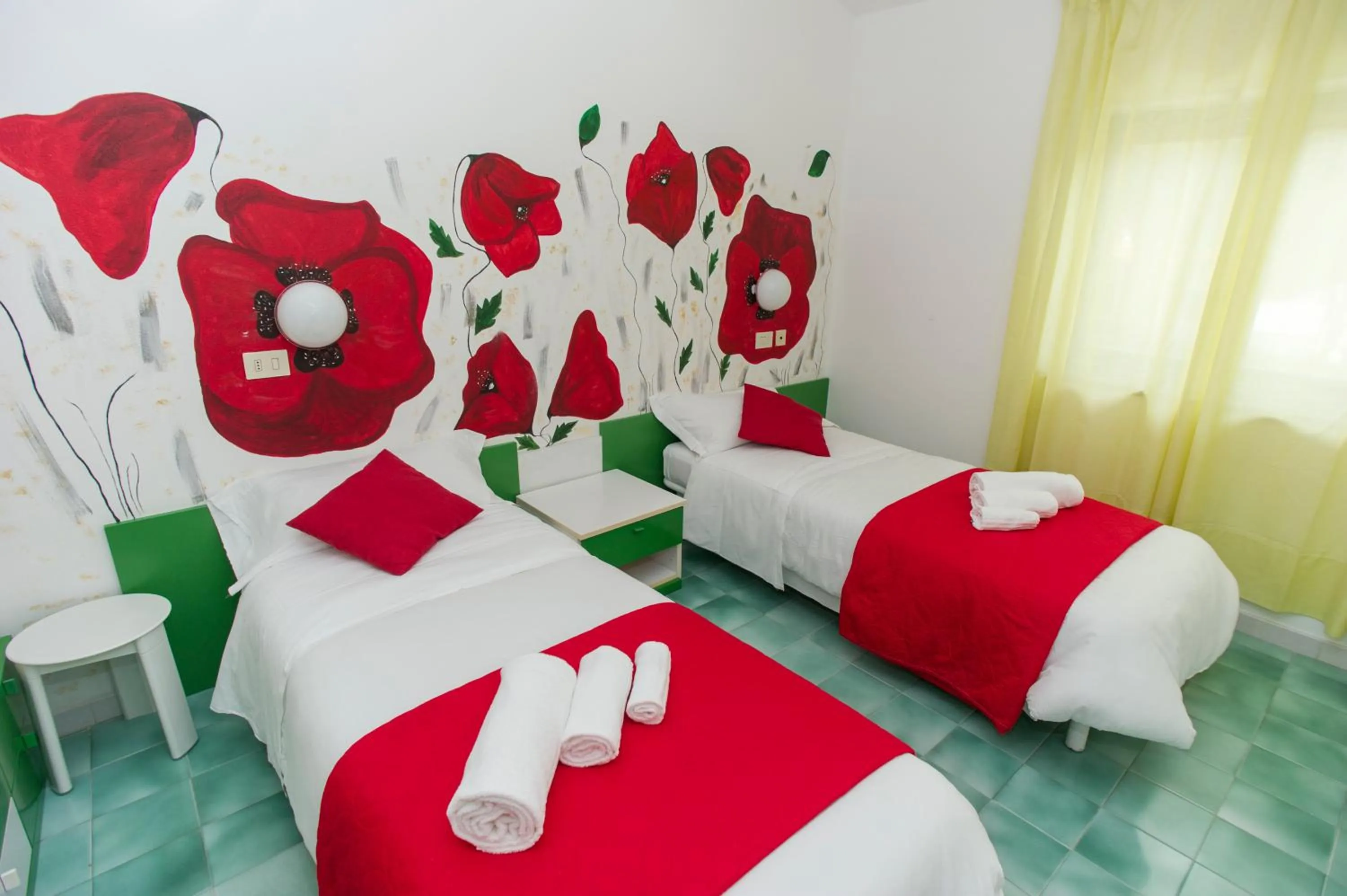 Bed in Hotel Punto Verde