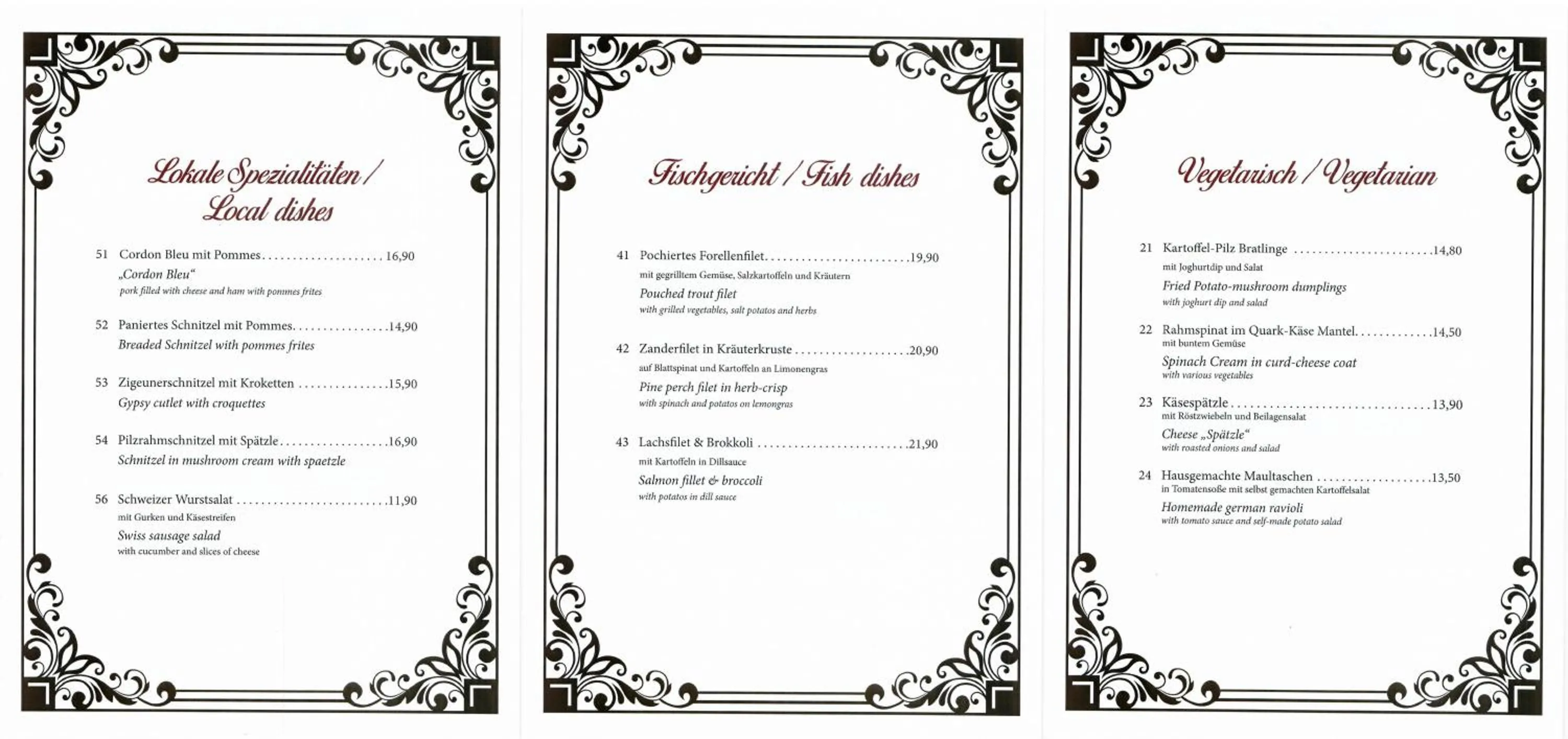 Restaurant/places to eat in Gesundheitshotel Rössle