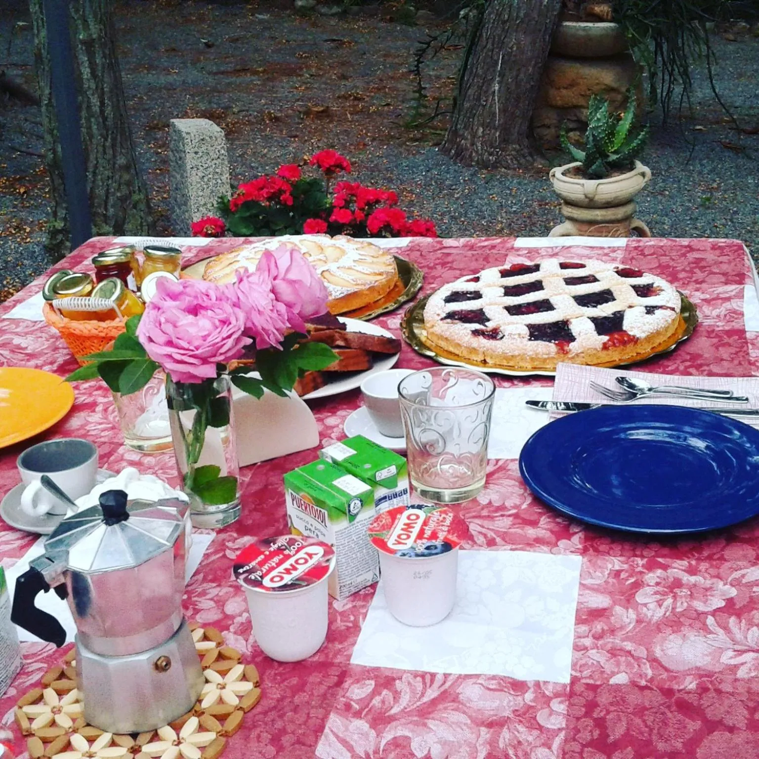 Italian breakfast in B&B Il Girasole