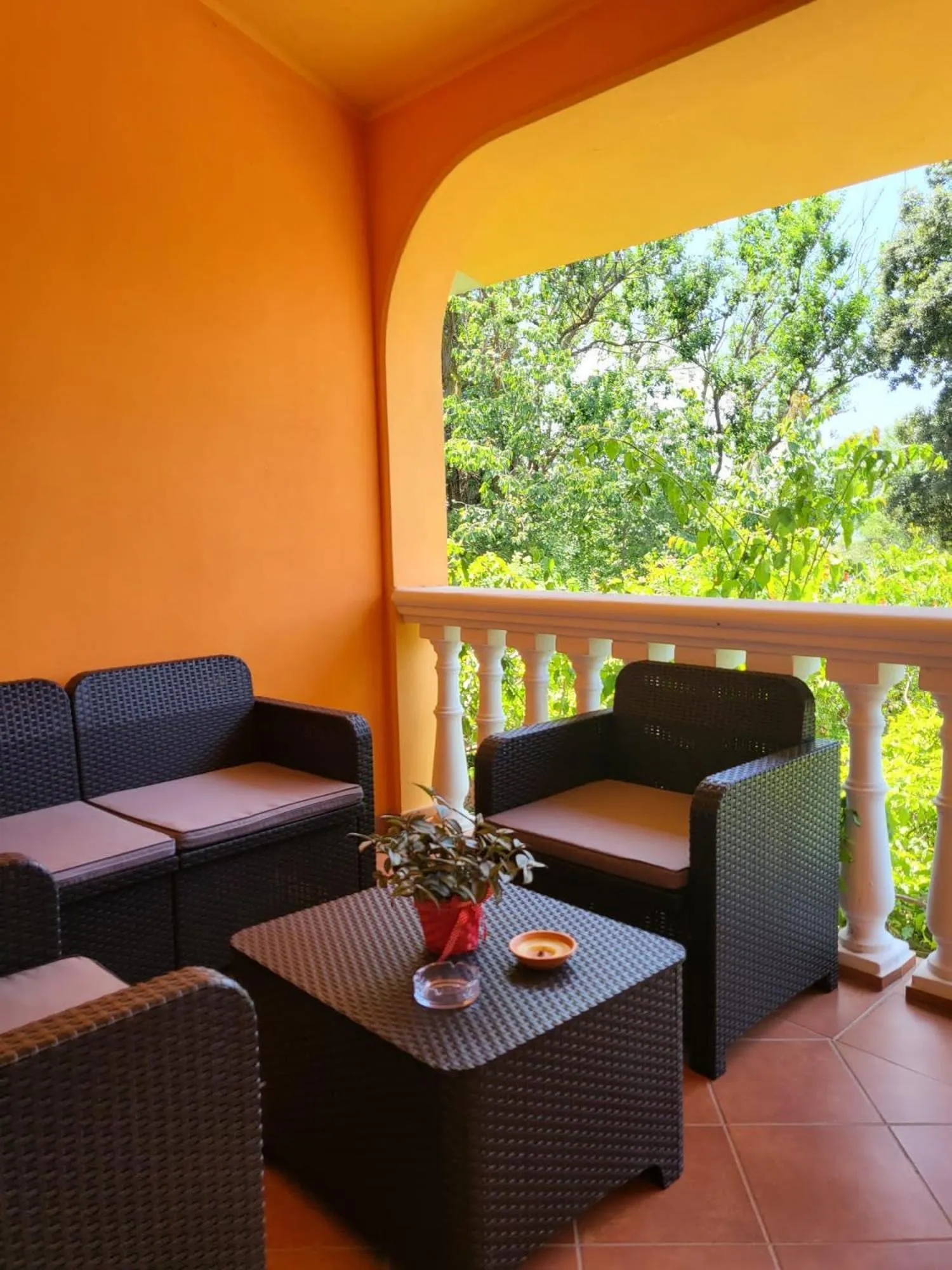 Balcony/Terrace in B&B Il Girasole