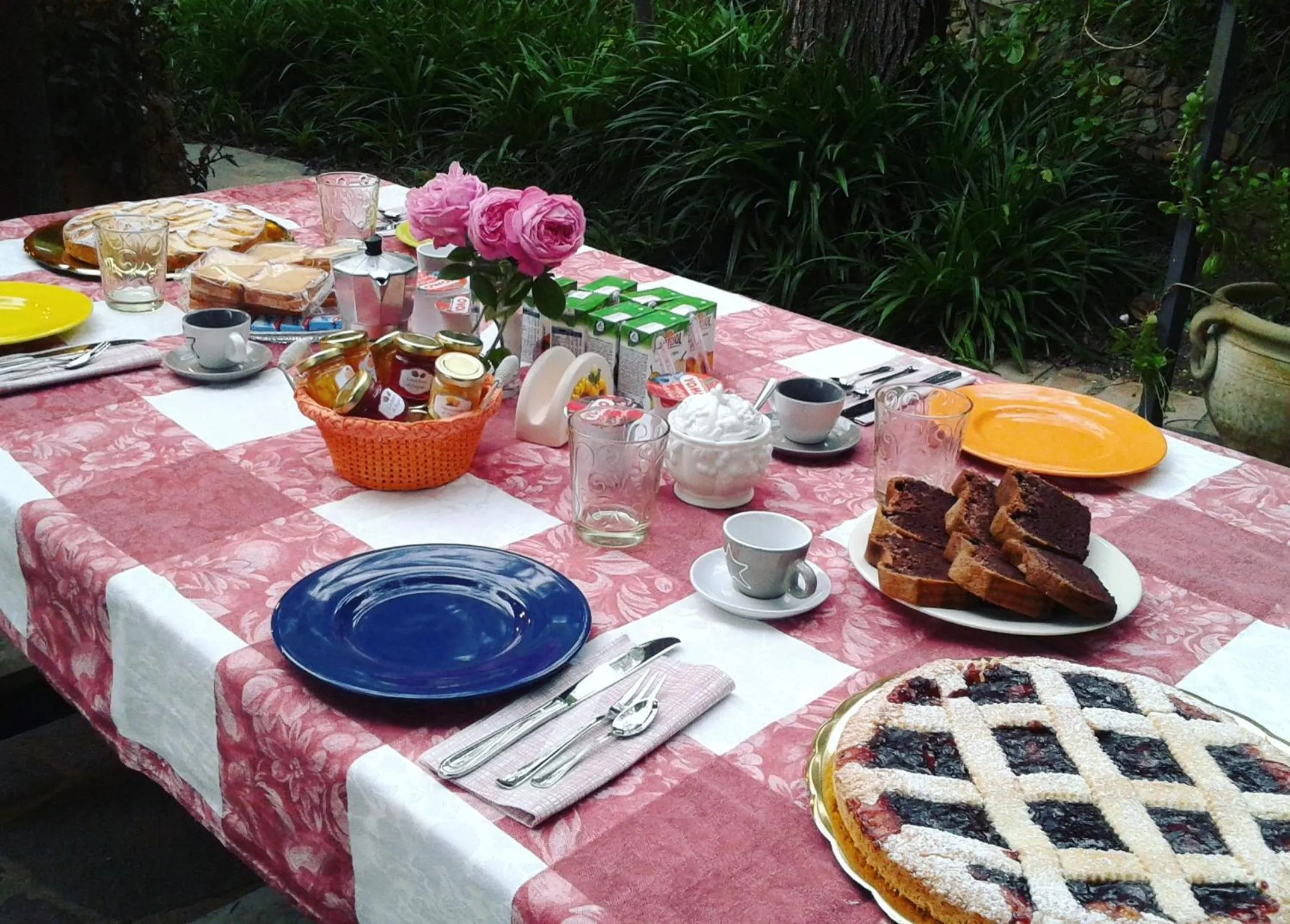 Italian breakfast in B&B Il Girasole