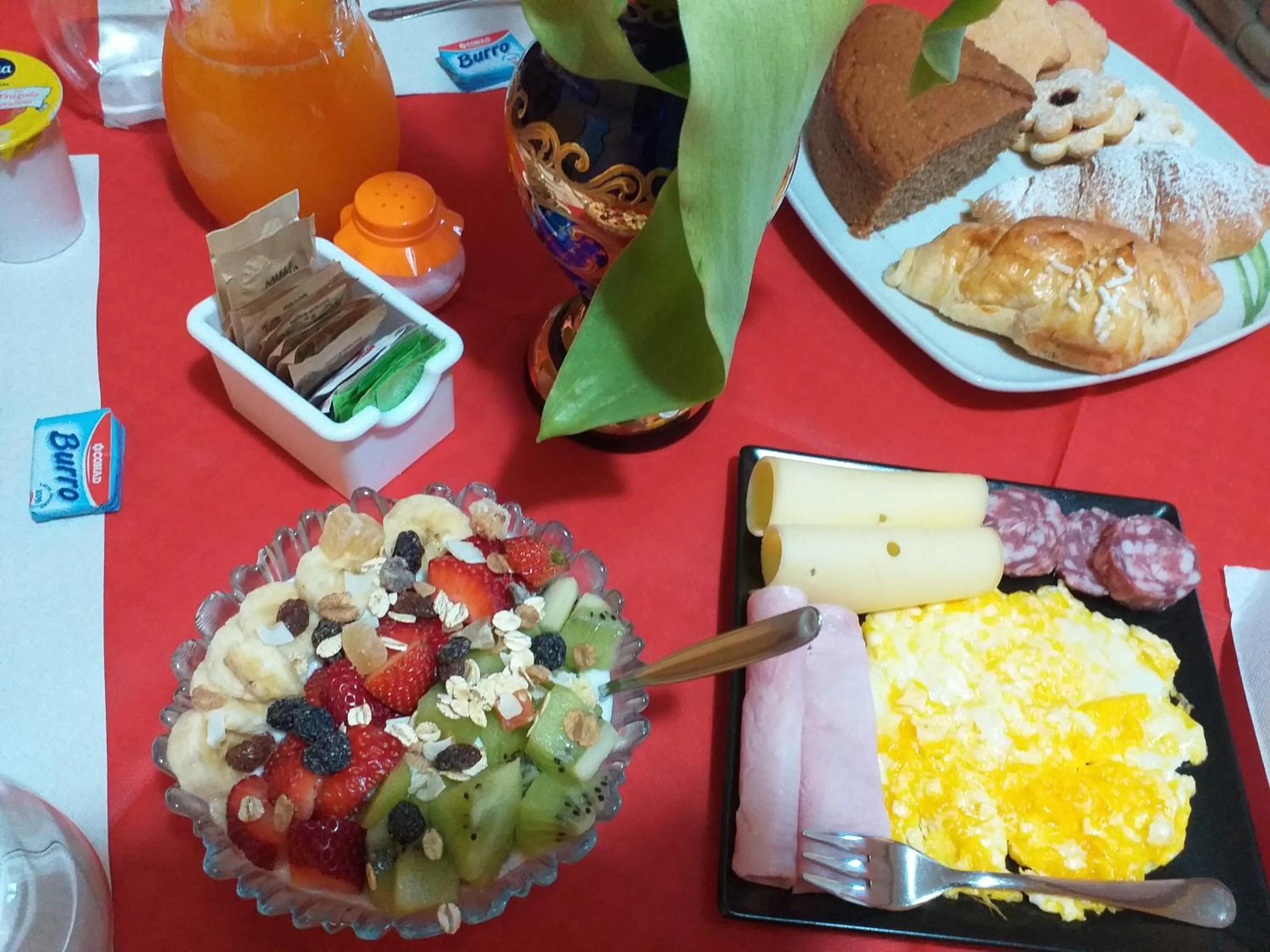 Food and drinks in B&B Il Girasole