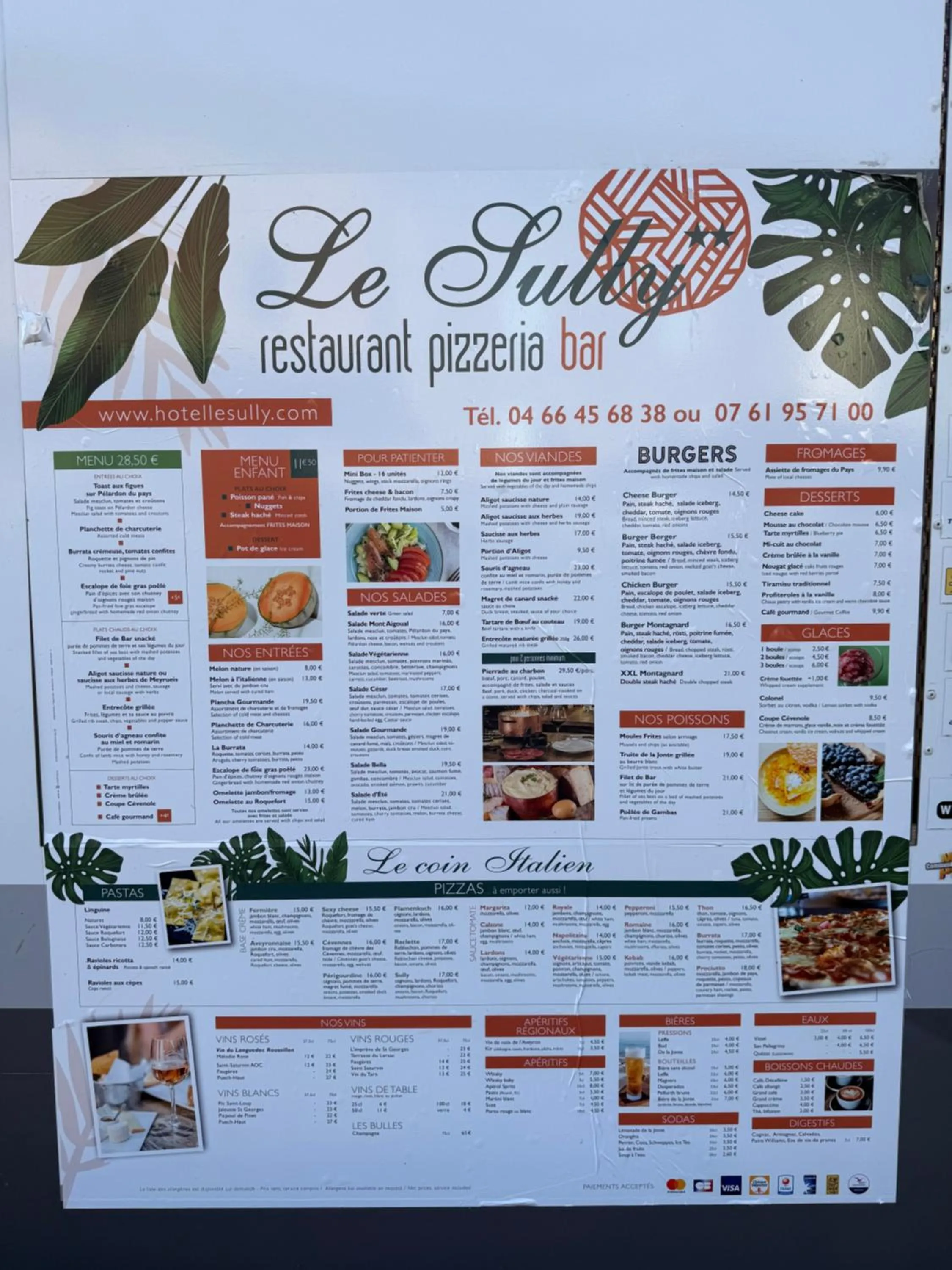 Restaurant/places to eat in Hotel Le Sully