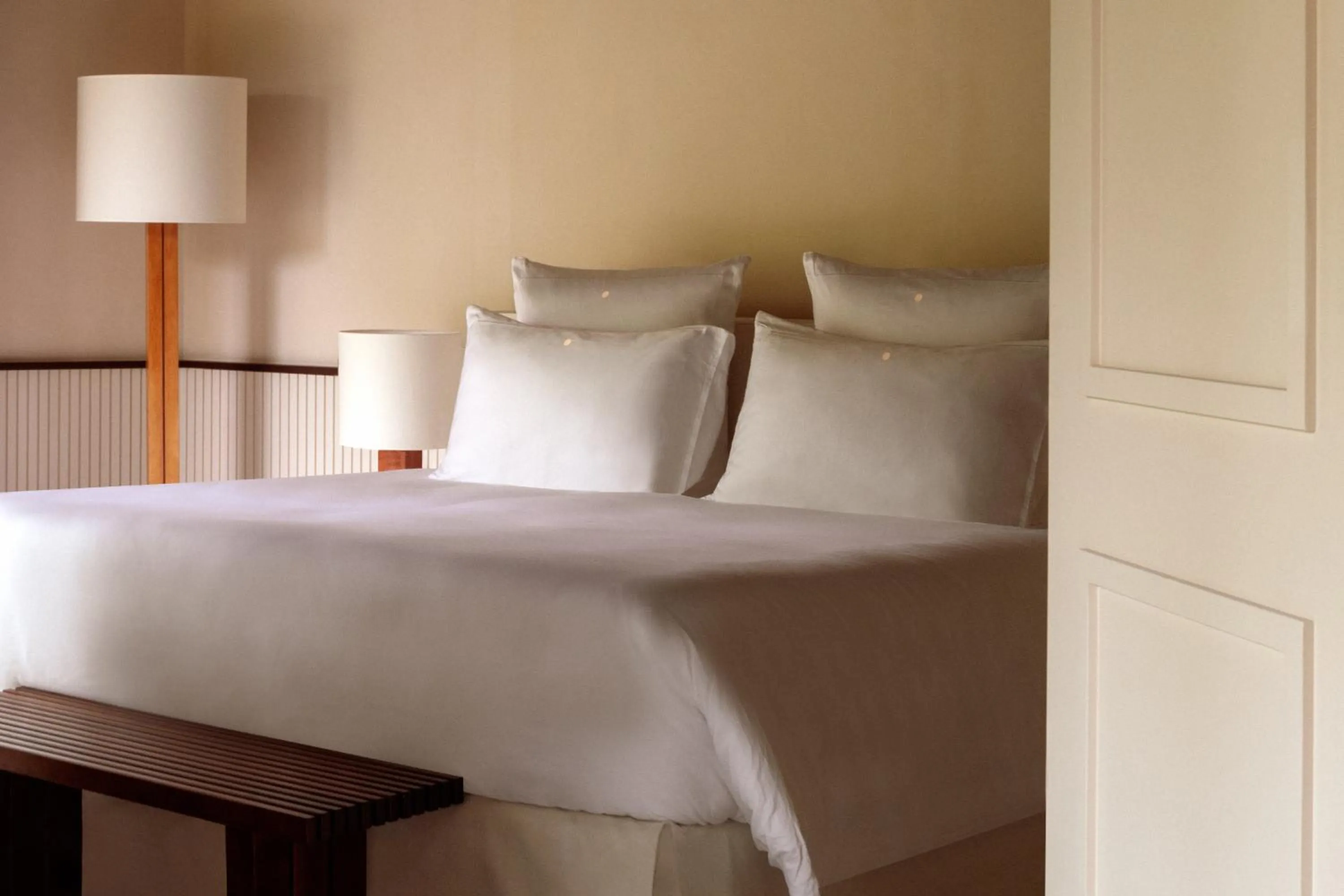 Bed in Cap d'Antibes Beach Hotel