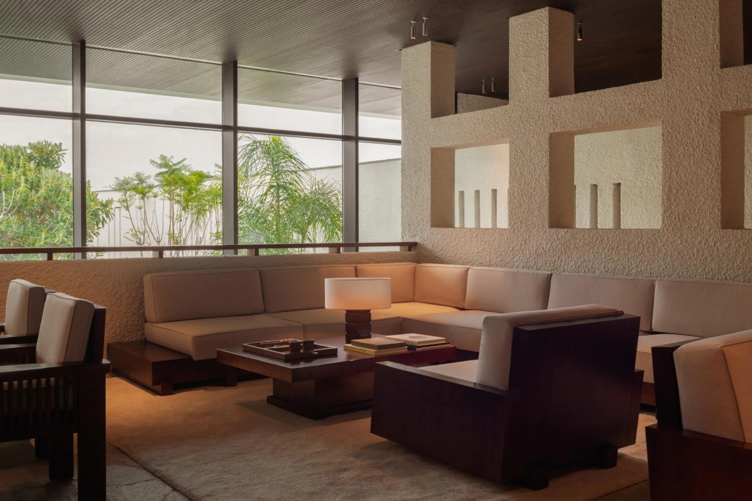 Seating area in Cap d'Antibes Beach Hotel