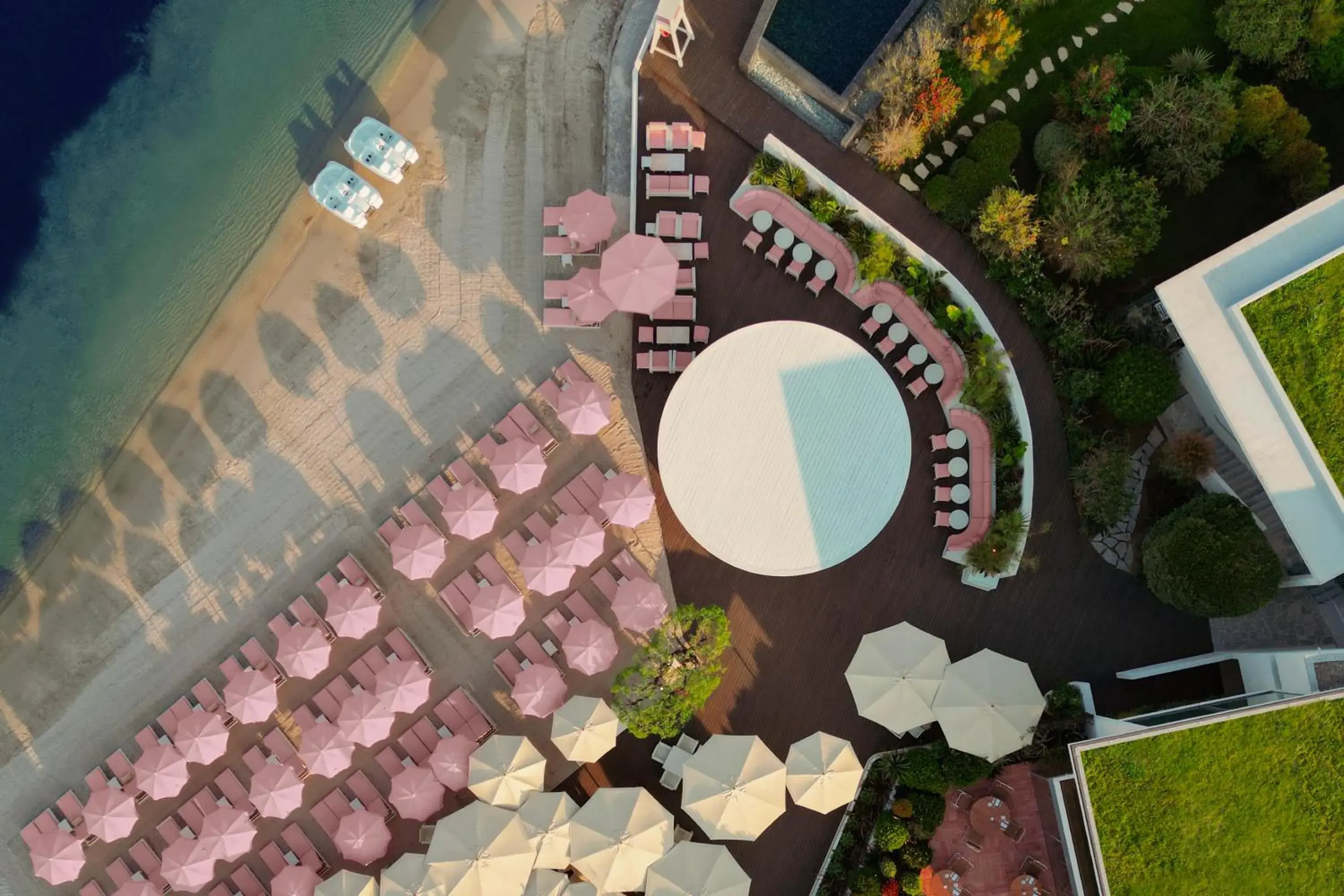 Bird's eye view in Cap d'Antibes Beach Hotel Bird's eye view in Cap d'Antibes Beach Hotel