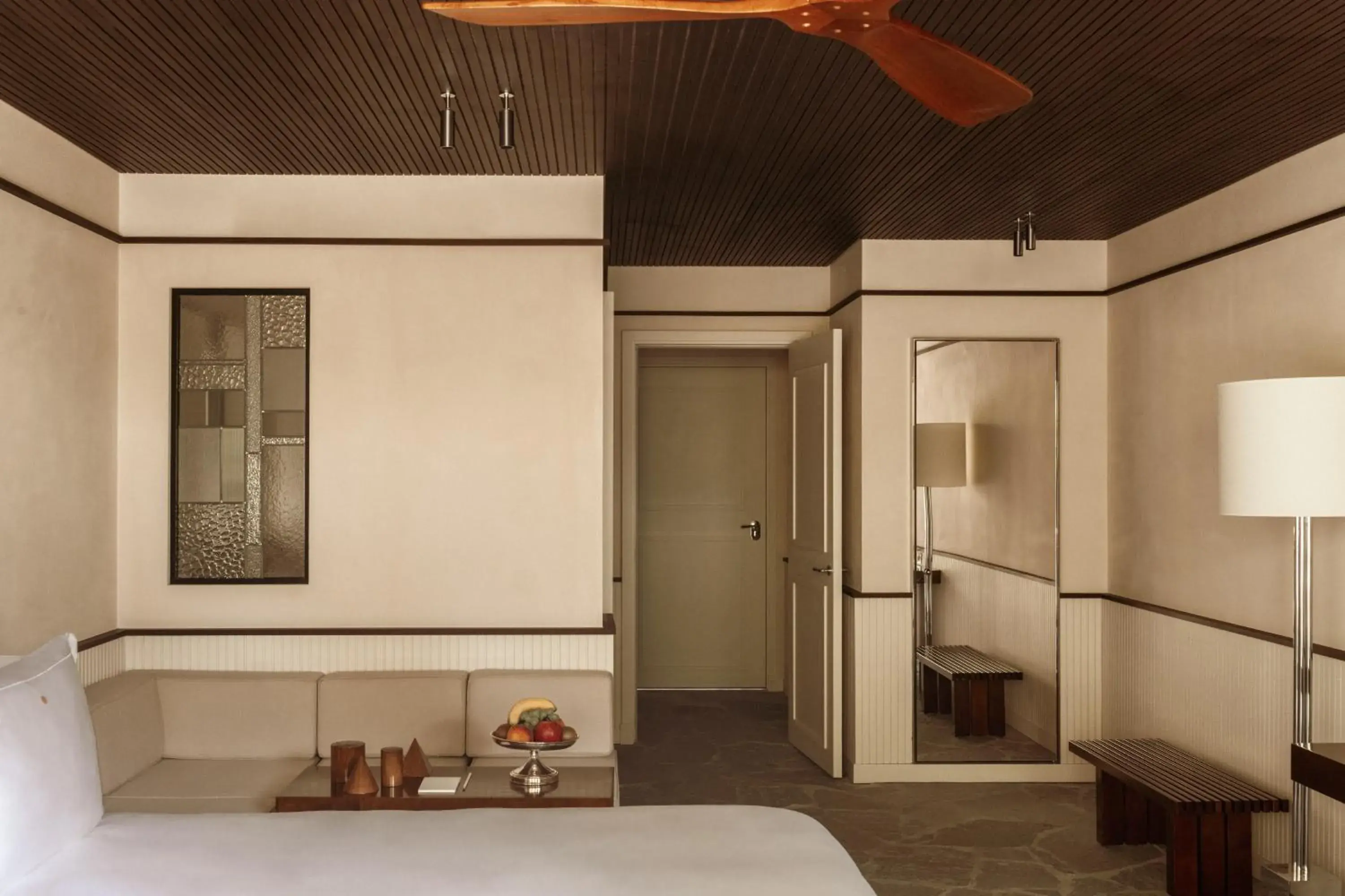 Bedroom, Bed in Cap d'Antibes Beach Hotel Bedroom, Bed in Cap d'Antibes Beach Hotel