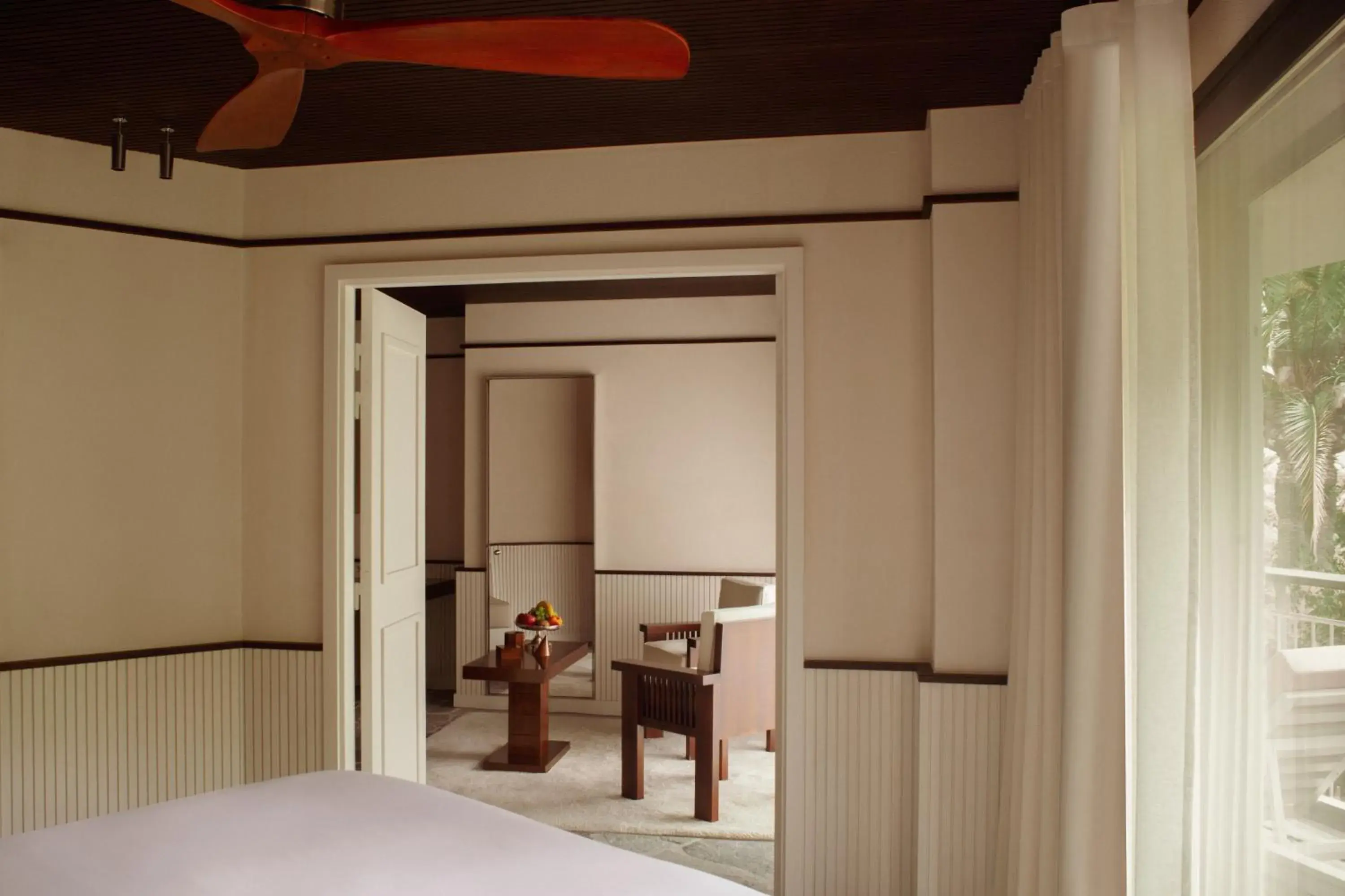 Bedroom, Bed in Cap d'Antibes Beach Hotel Bedroom, Bed in Cap d'Antibes Beach Hotel