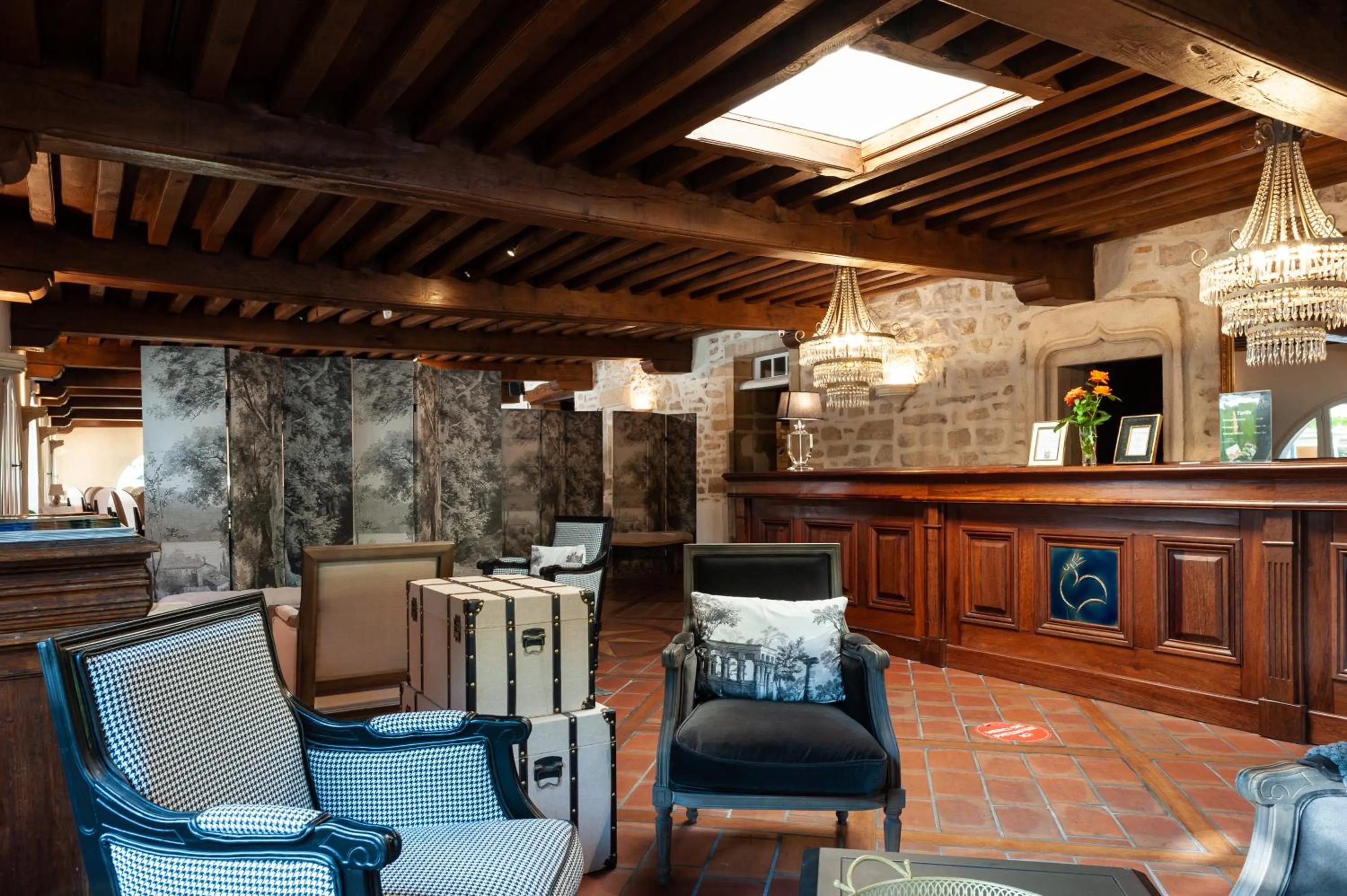 Lobby or reception in Hôtel La Gentilhommière