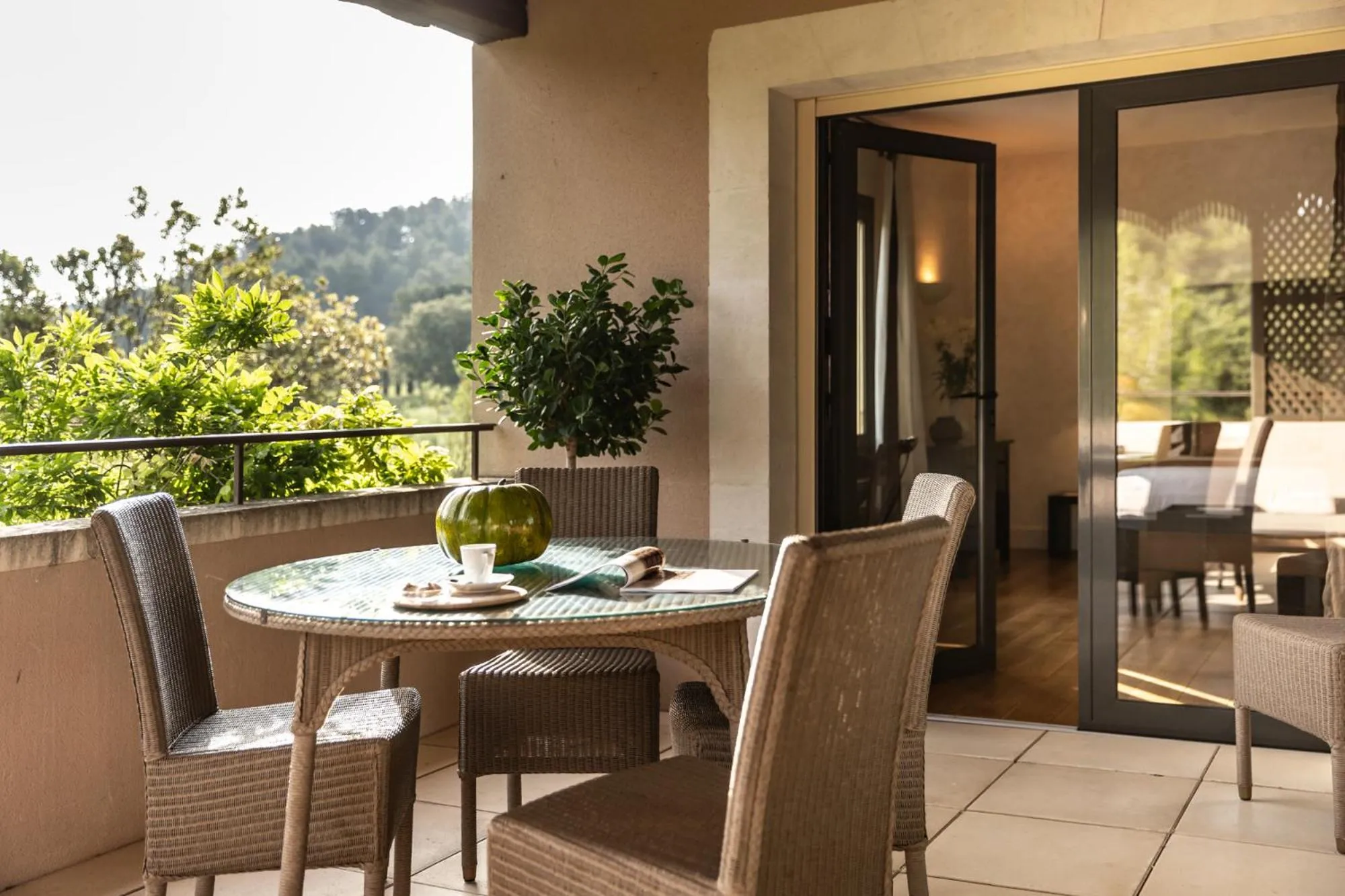 Natural landscape in Mas de l'Oulivié