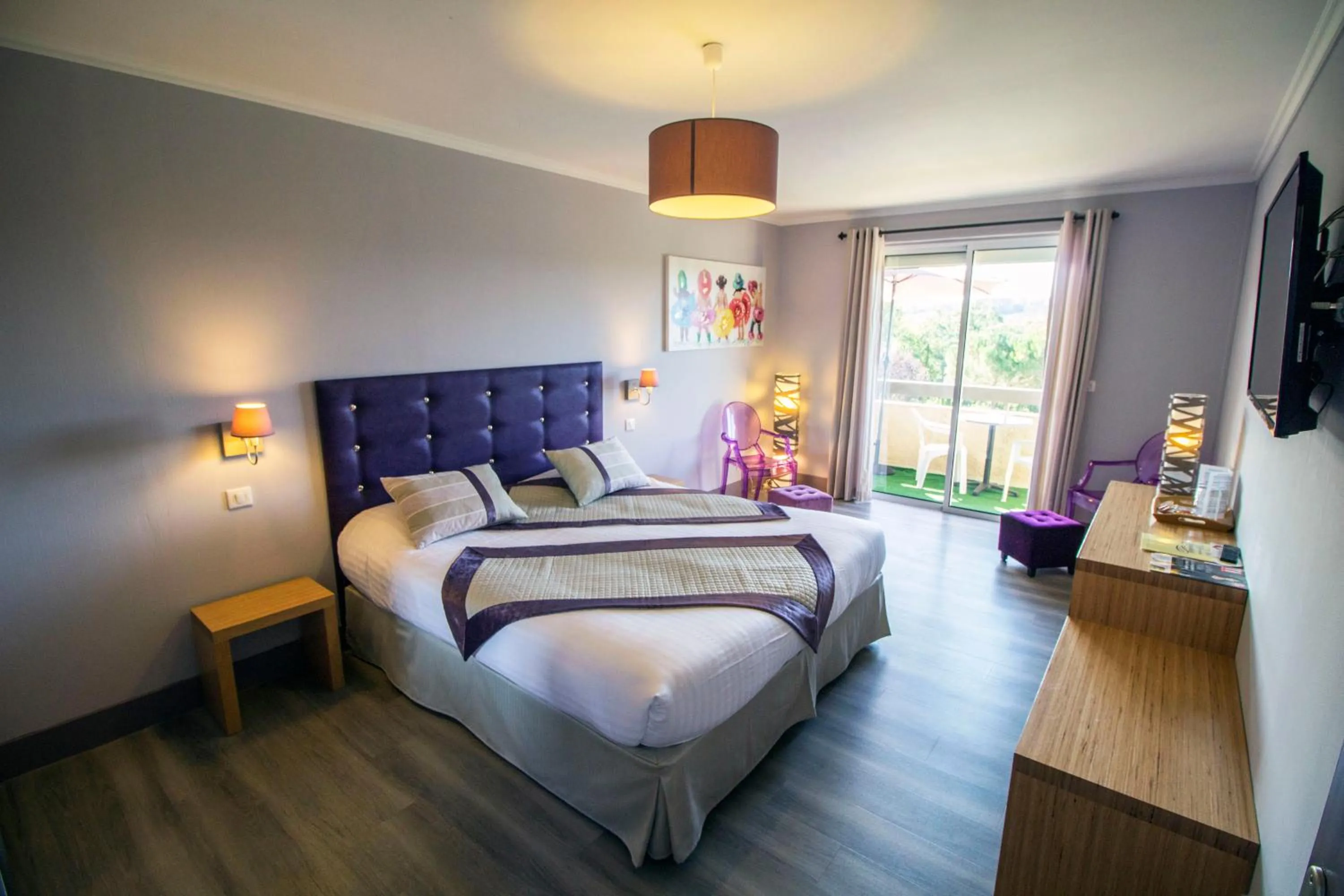 Photo of the whole room, Bed in Hotel Restaurant Laborderie