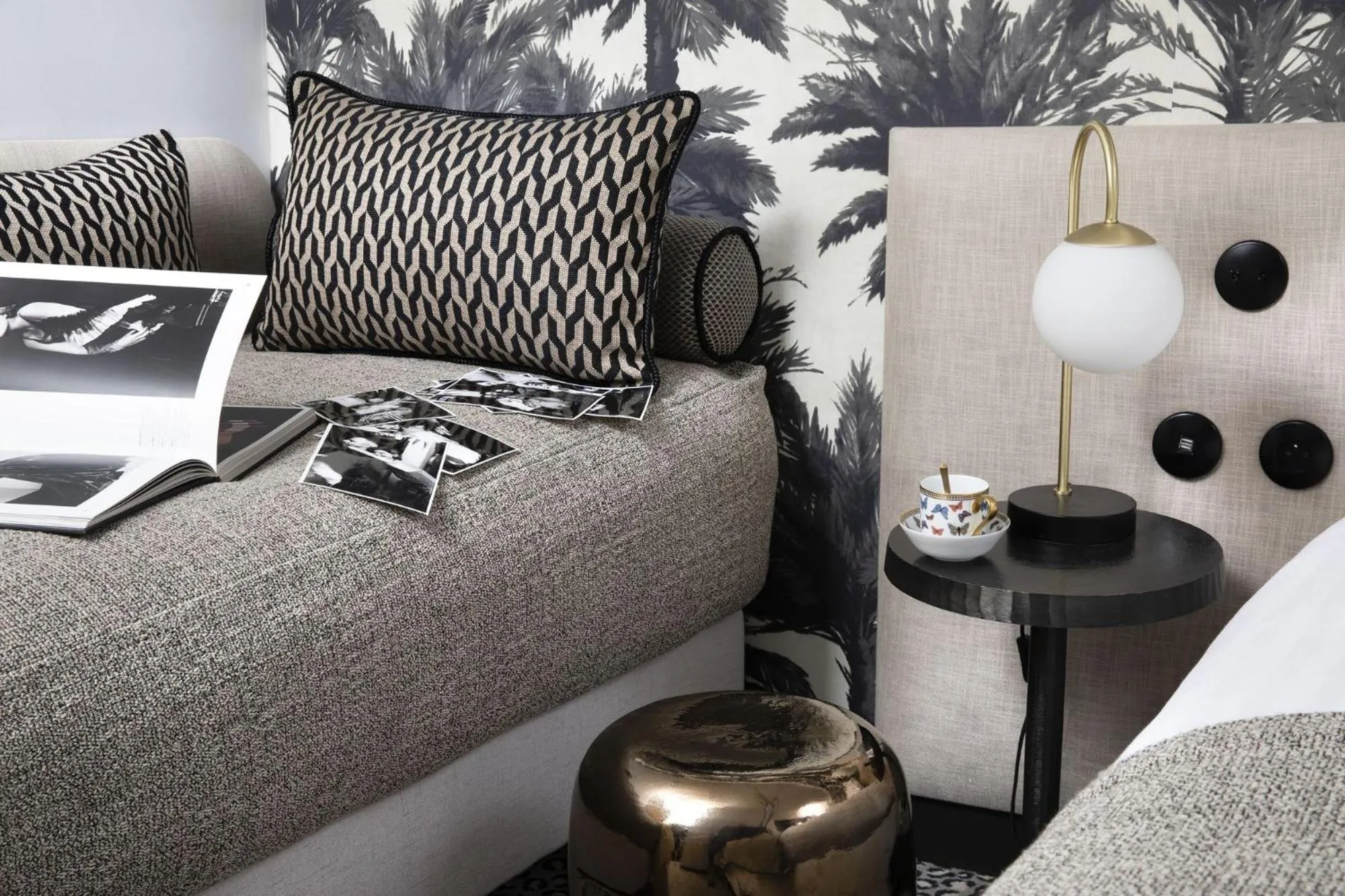 Coffee/tea facilities, Bed in Hôtel Gramont