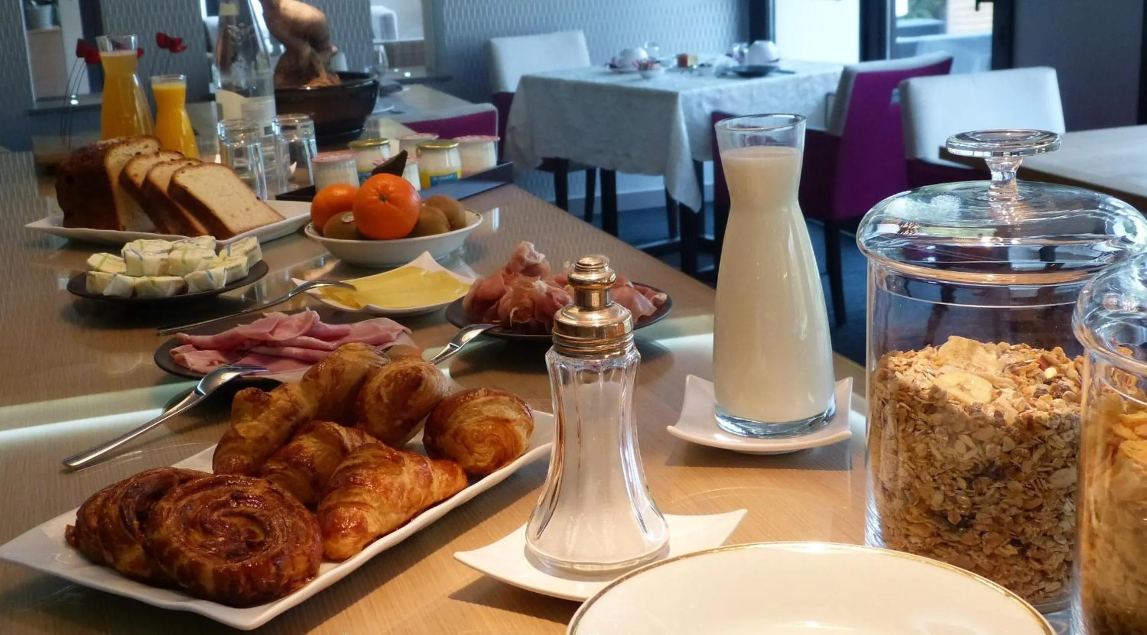 Breakfast in L'Aubinière Hôtel Restaurant & Spa