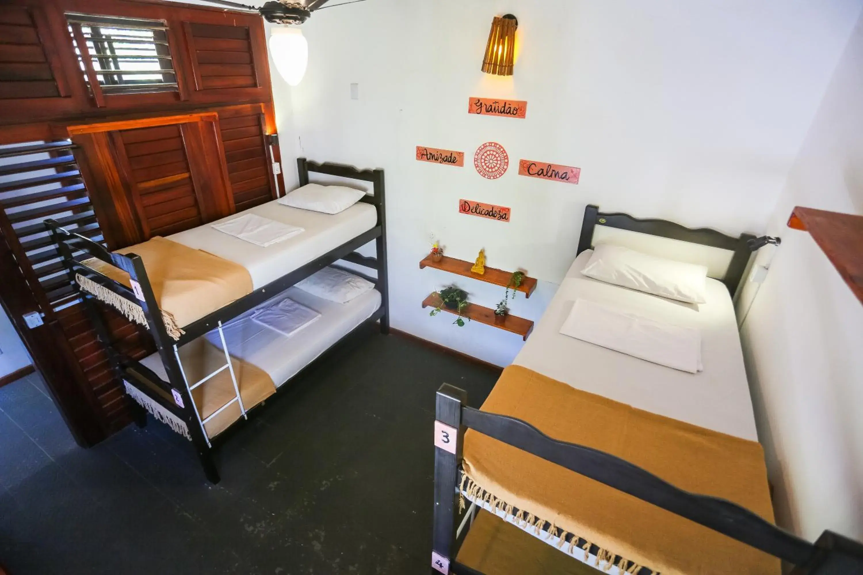 Bed in 4-Bed Female Dormitory Room in Mandala Hostel Jeri Bed in 4-Bed Female Dormitory Room in Mandala Hostel Jeri