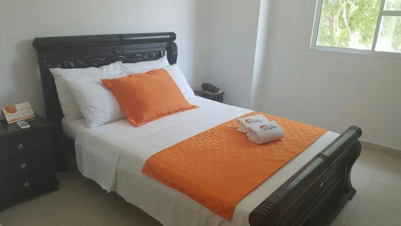 Bed in Hotel NelyMar