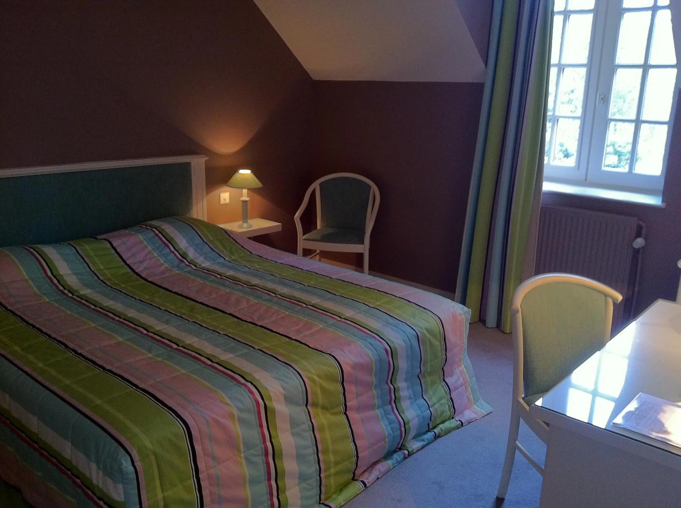 Photo of the whole room, Bed in Logis La Marjolaine
