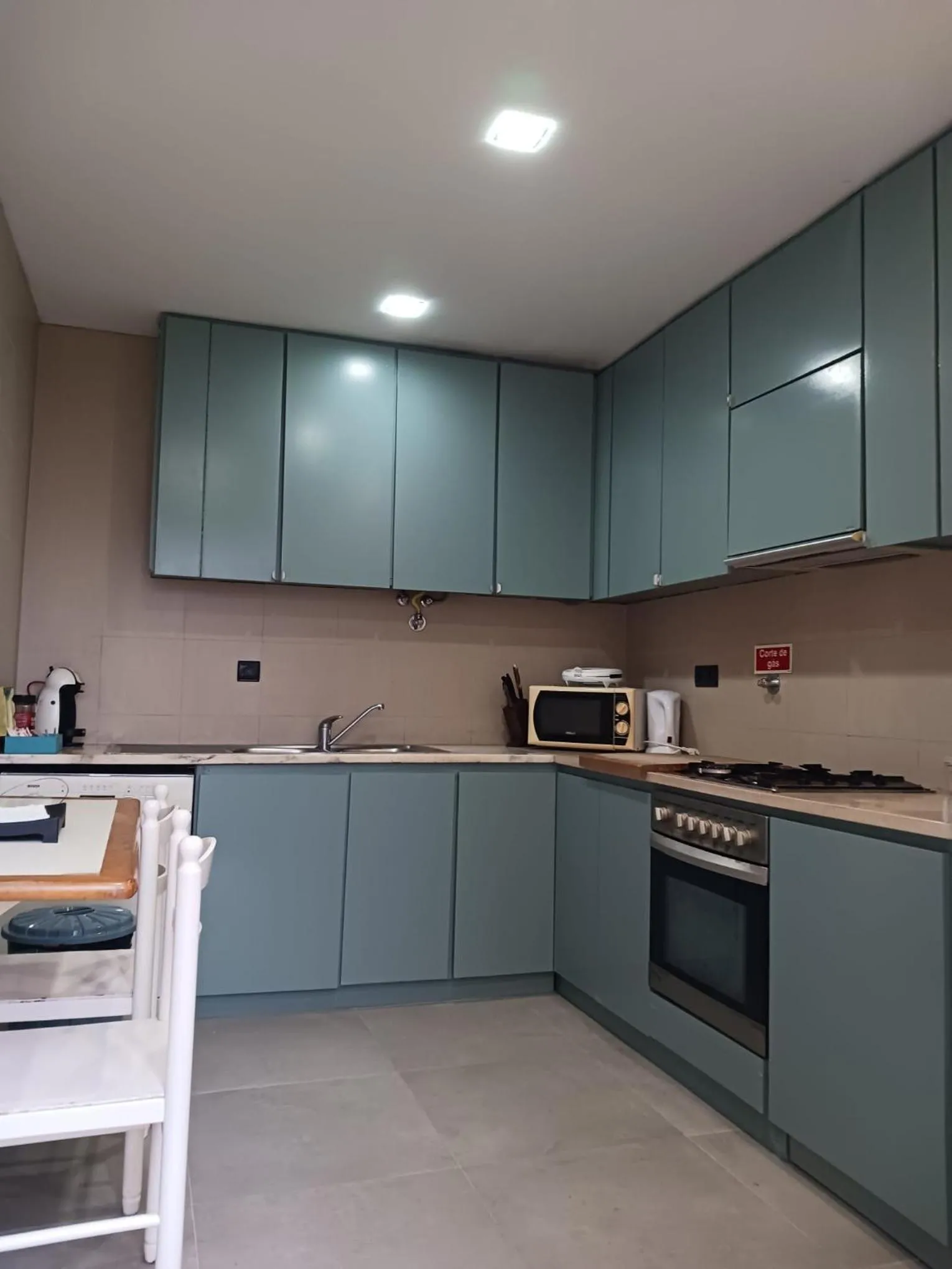 Communal kitchen in Casa do Avô Grande
