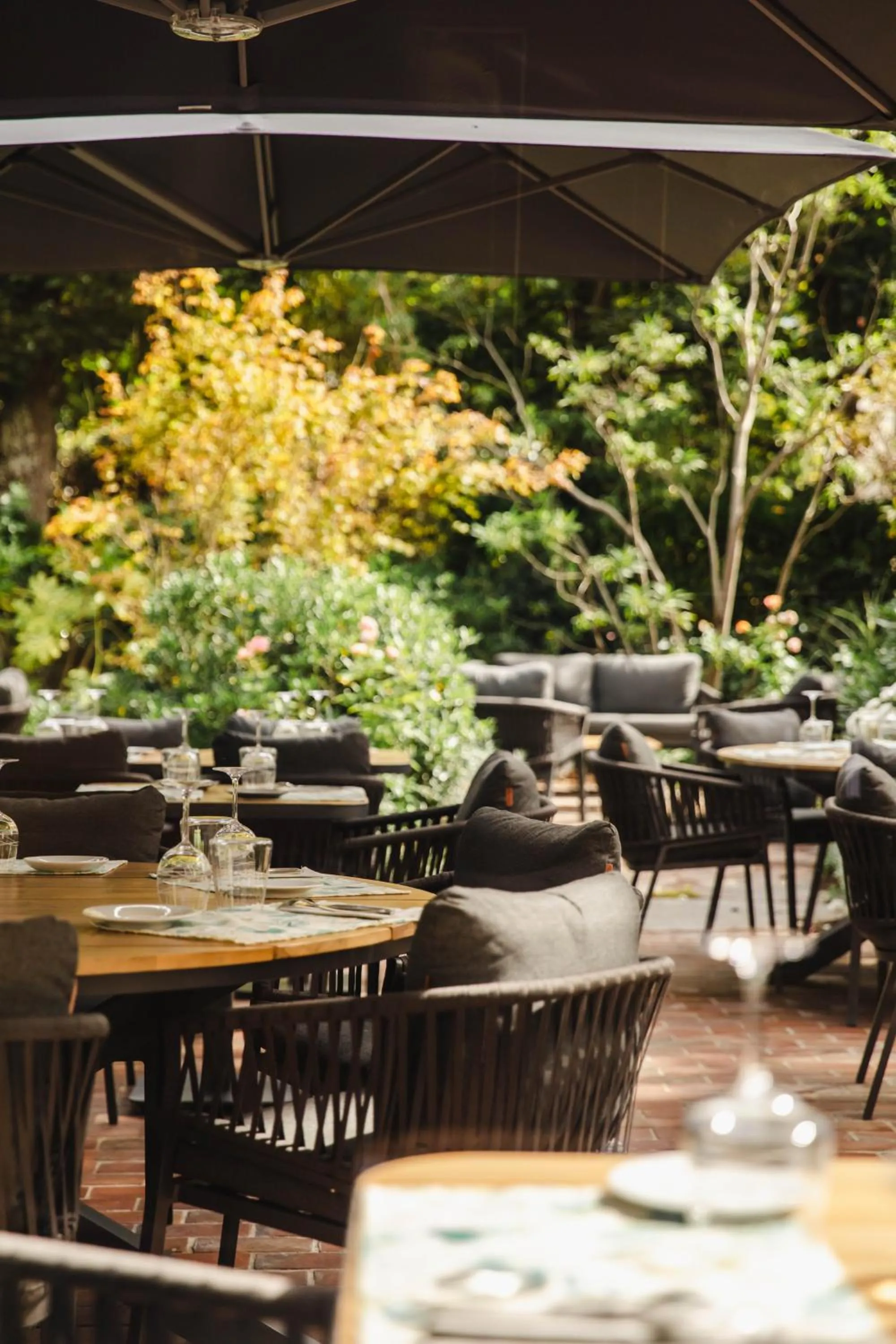 Balcony/Terrace in Le Castel Cabourg hôtel & SPA- Restaurant La Calypso