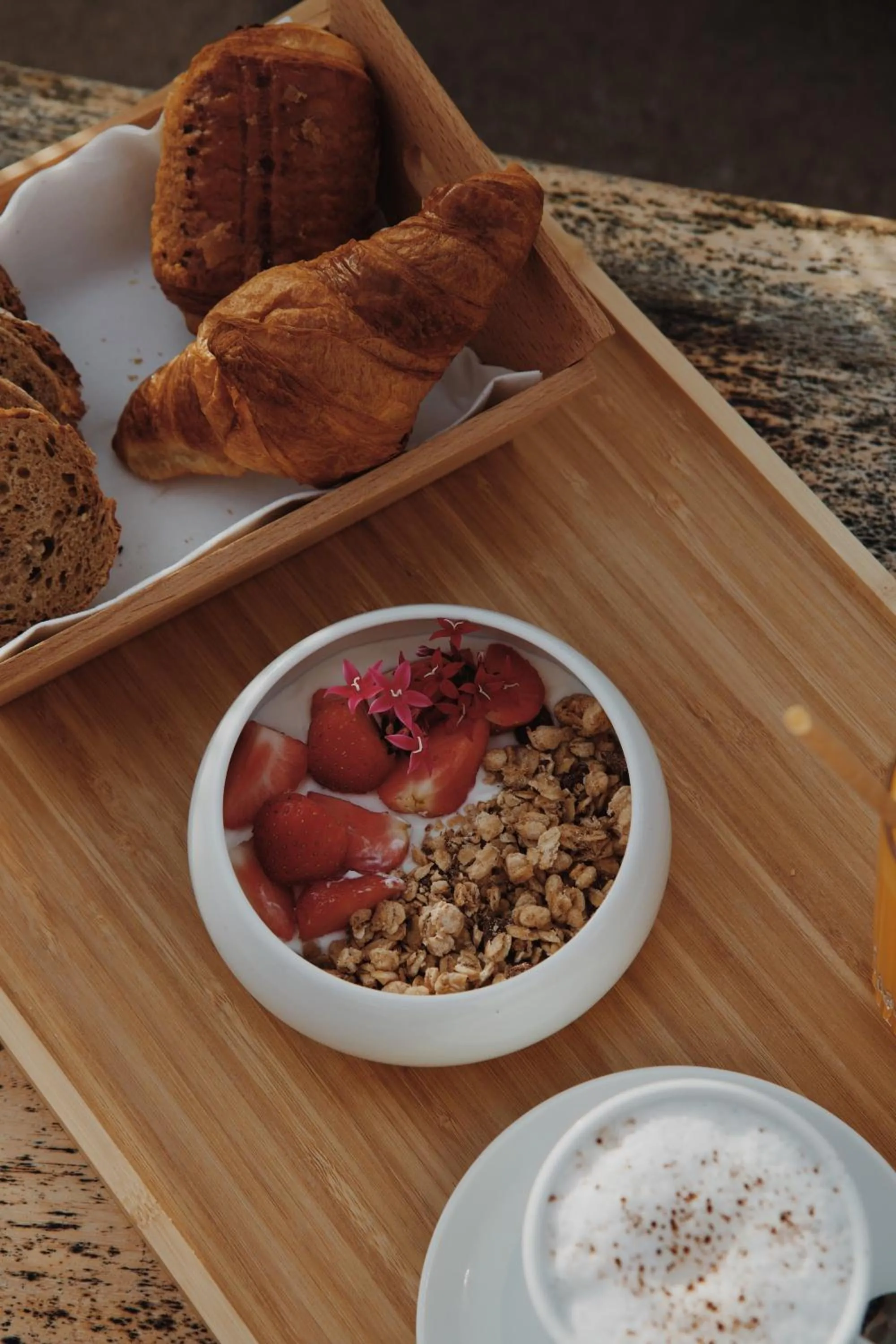 Food and drinks in Le Rose Thé