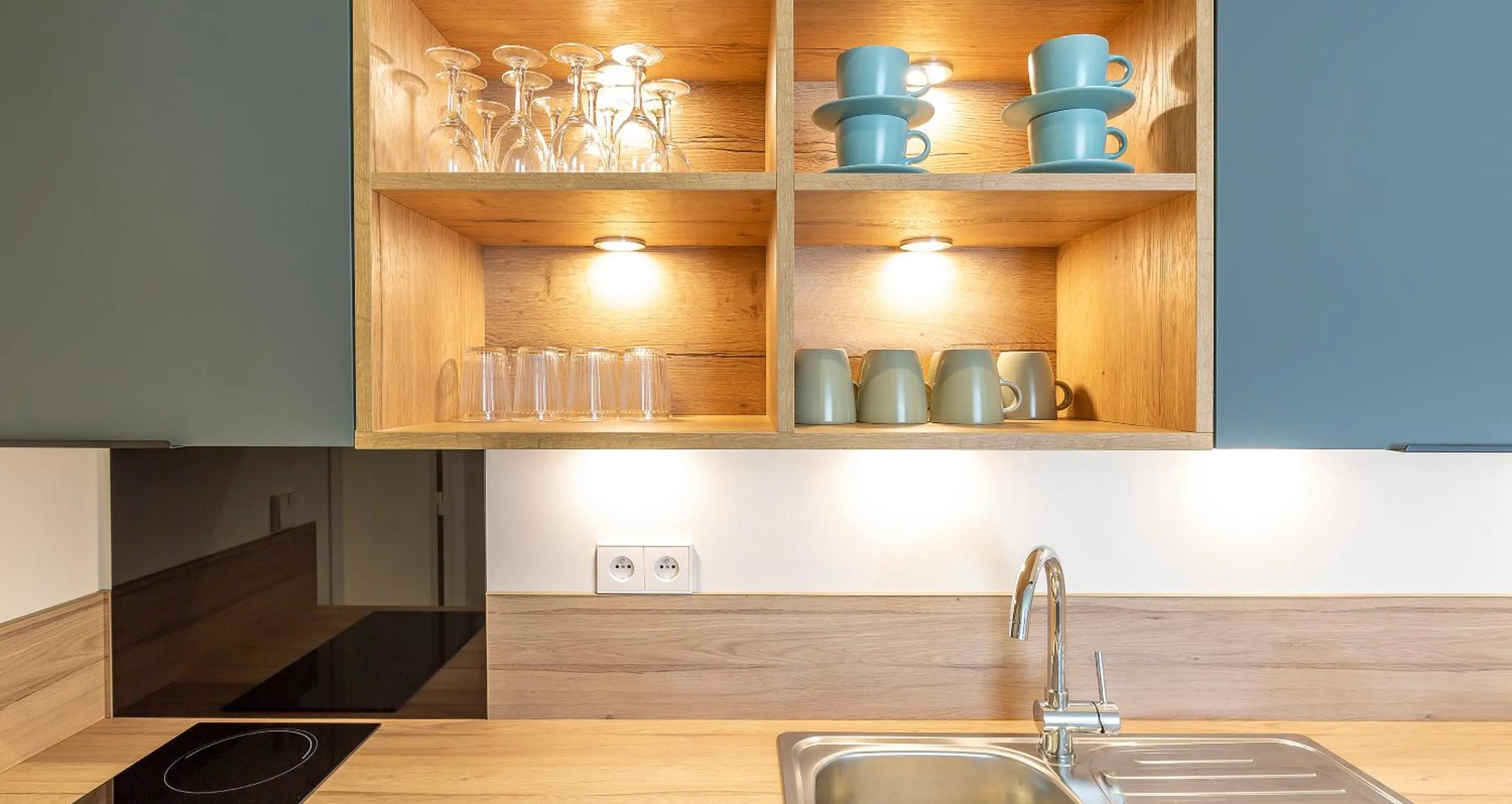 Kitchen or kitchenette in Hôtel Kemaris