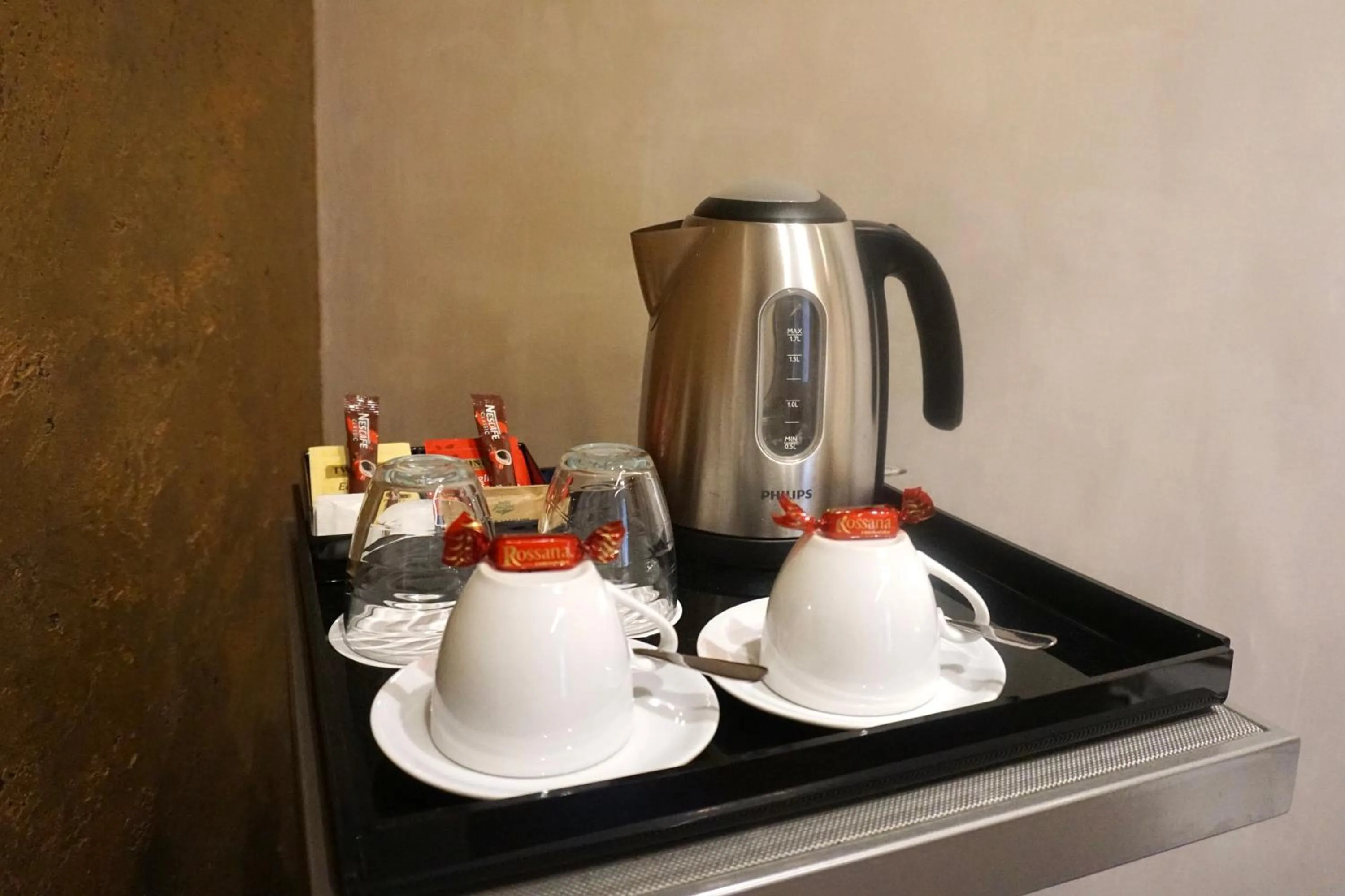 Coffee/tea facilities in Hotel Vespasiano