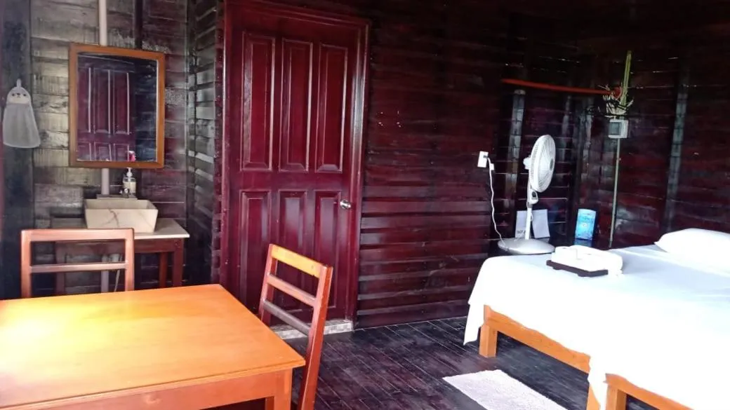 Bed in Cabañas El Cuyo