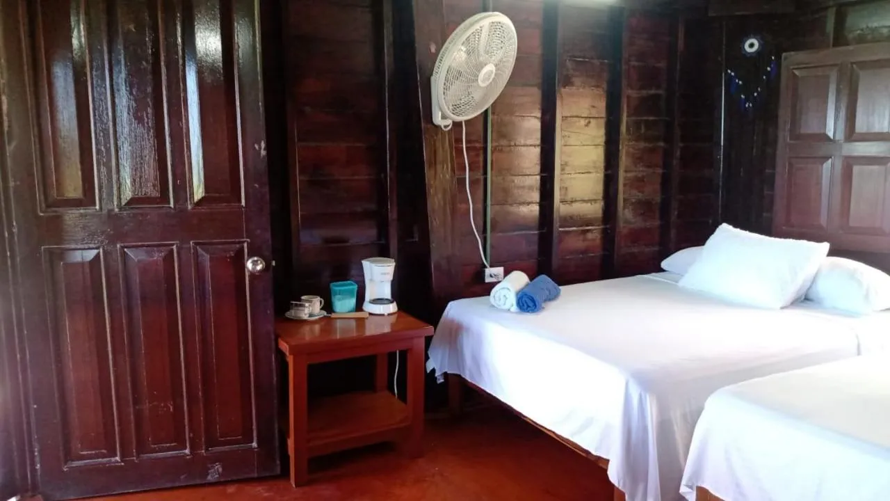 Bed in Cabañas El Cuyo