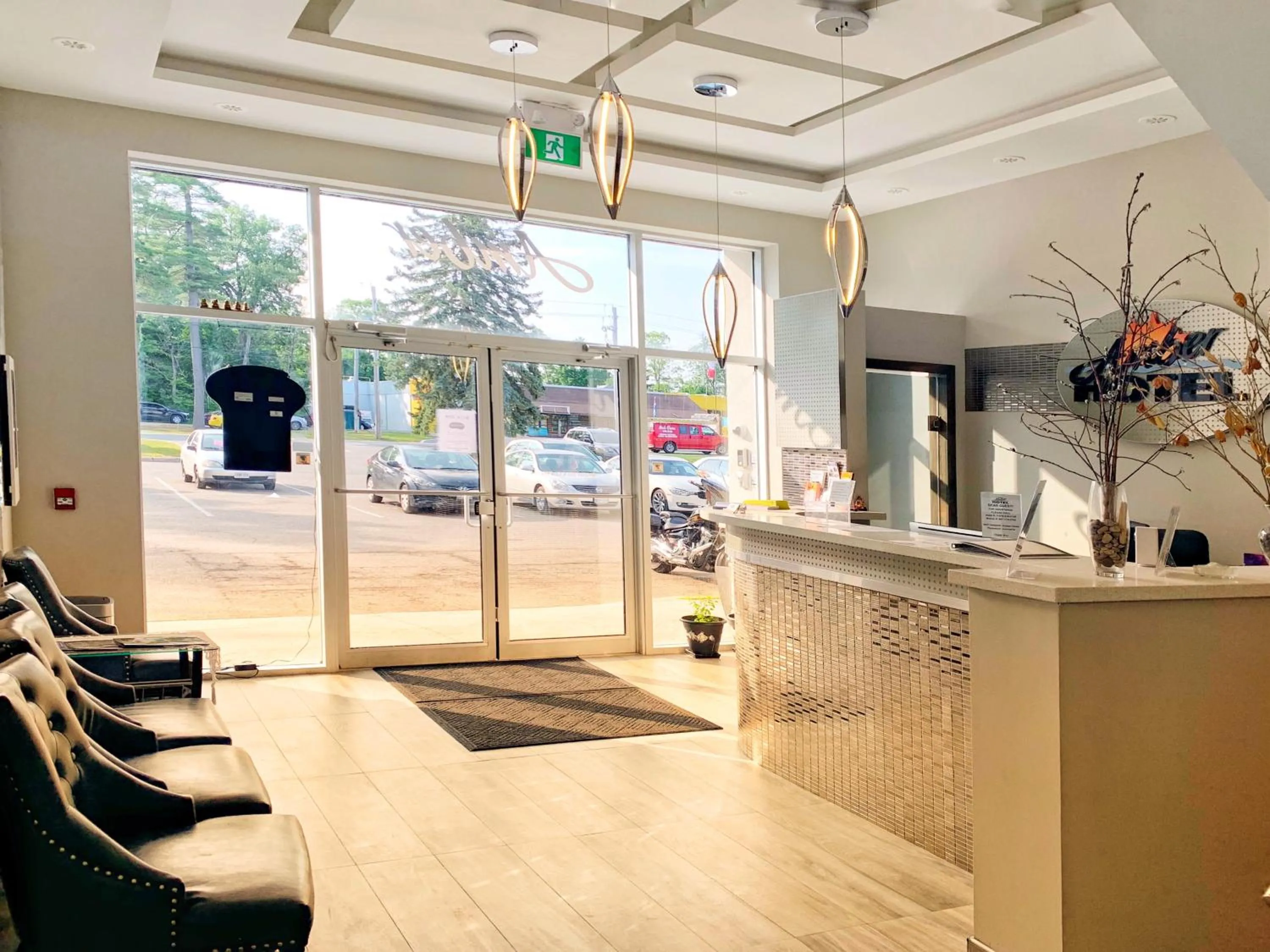 Lobby or reception in Amber Hotel