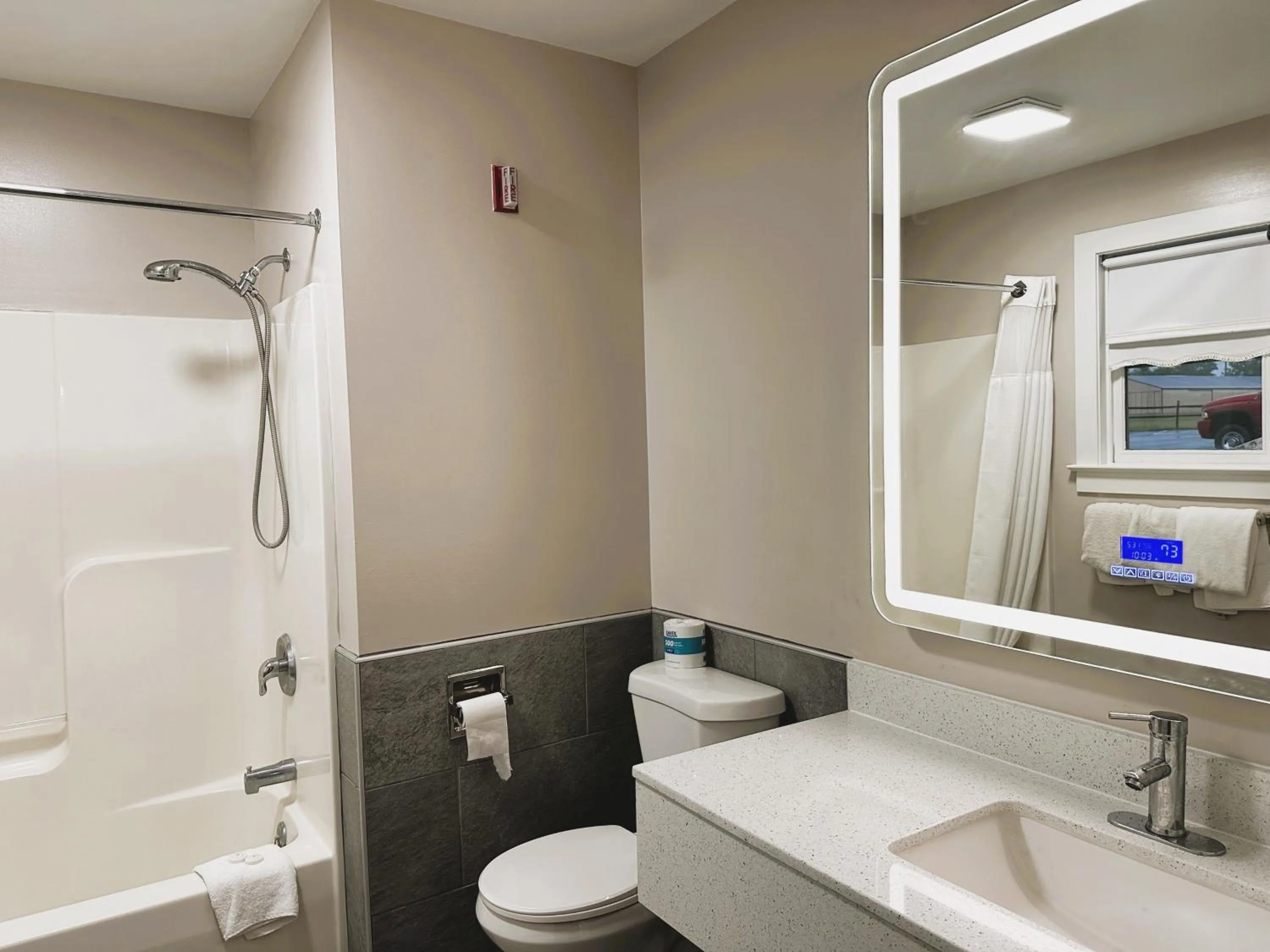 Bathroom in Spruce Lane Lodge and Cottages