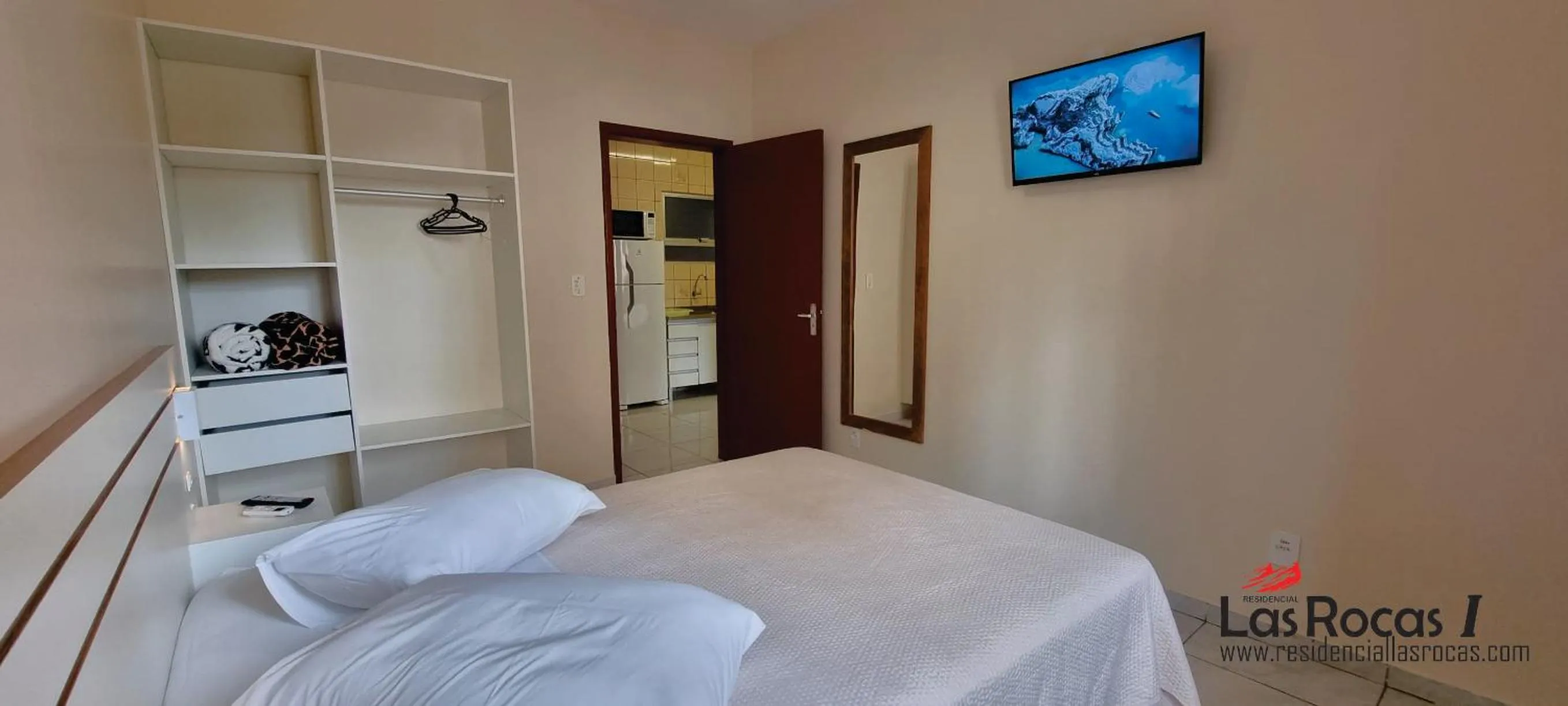 TV and multimedia, Bed in Residencial Las Rocas I