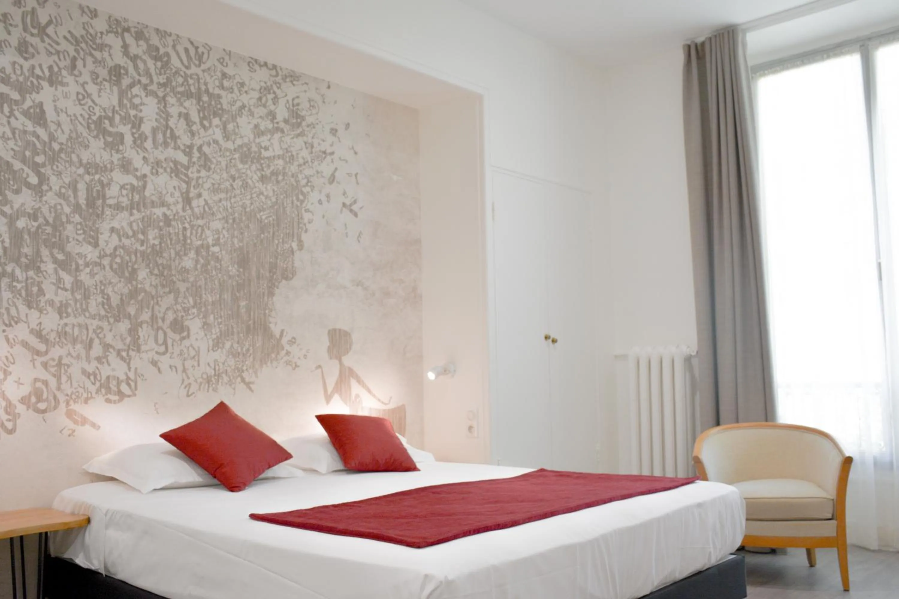 Bedroom, Bed in Hotel Busby