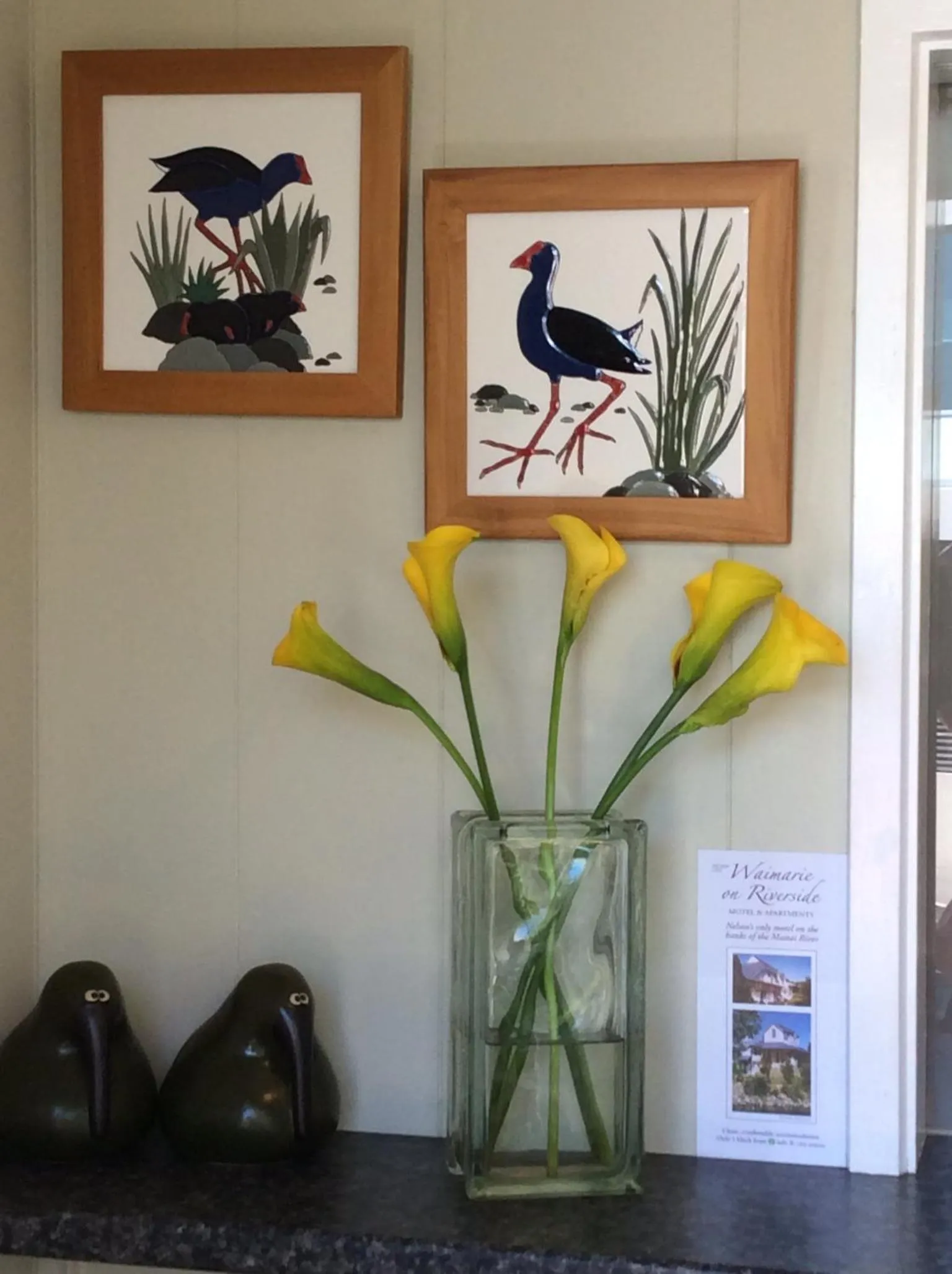 Decorative detail in Waimarie on Riverside Motel & Apartments