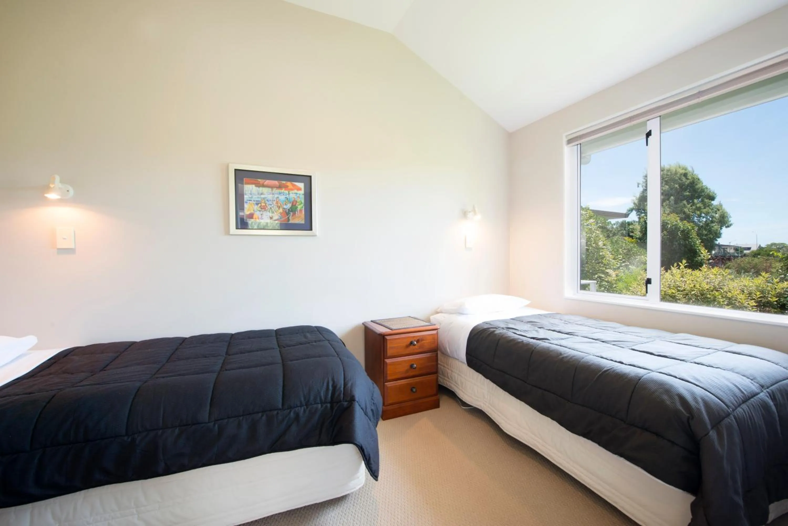 Bed in Waimarie on Riverside Motel & Apartments