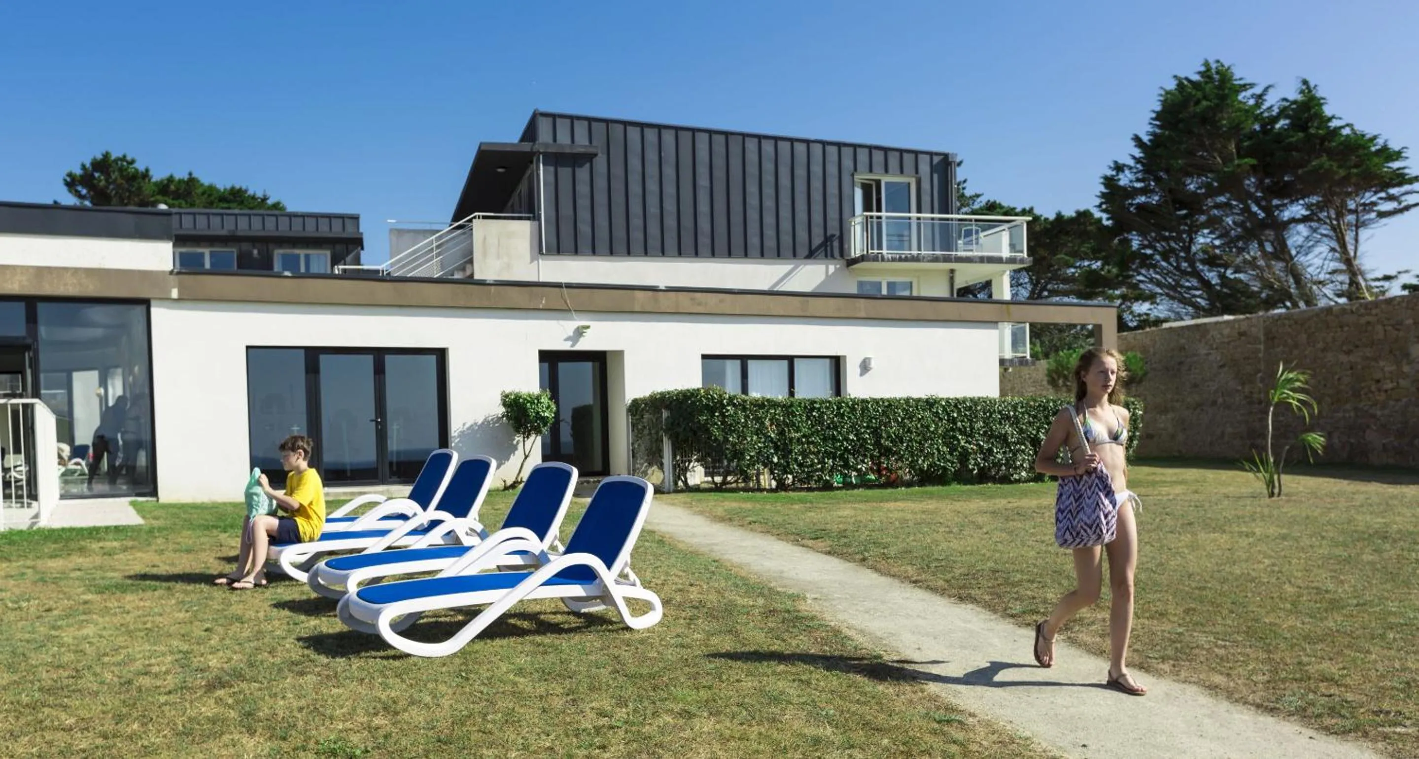 Garden in Résidence Odalys Domaine des Roches Jaunes