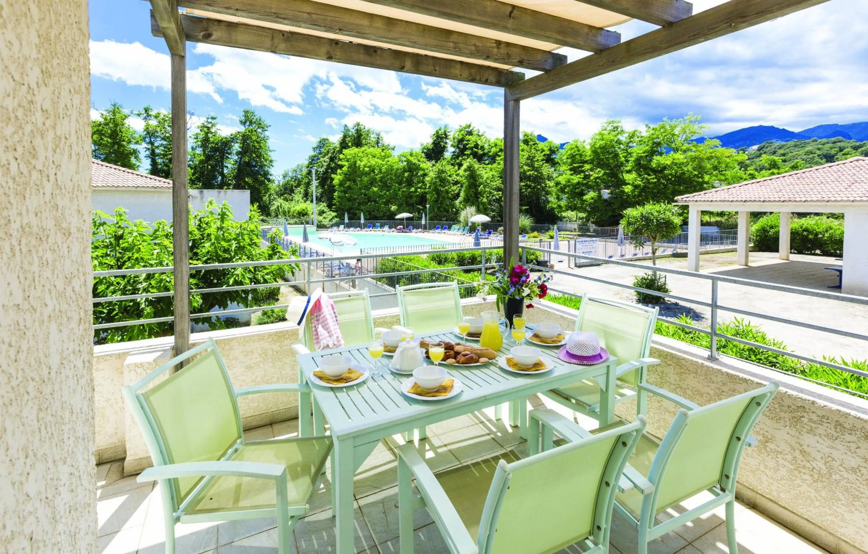 Balcony/Terrace in Résidence Odalys Acqua Linda