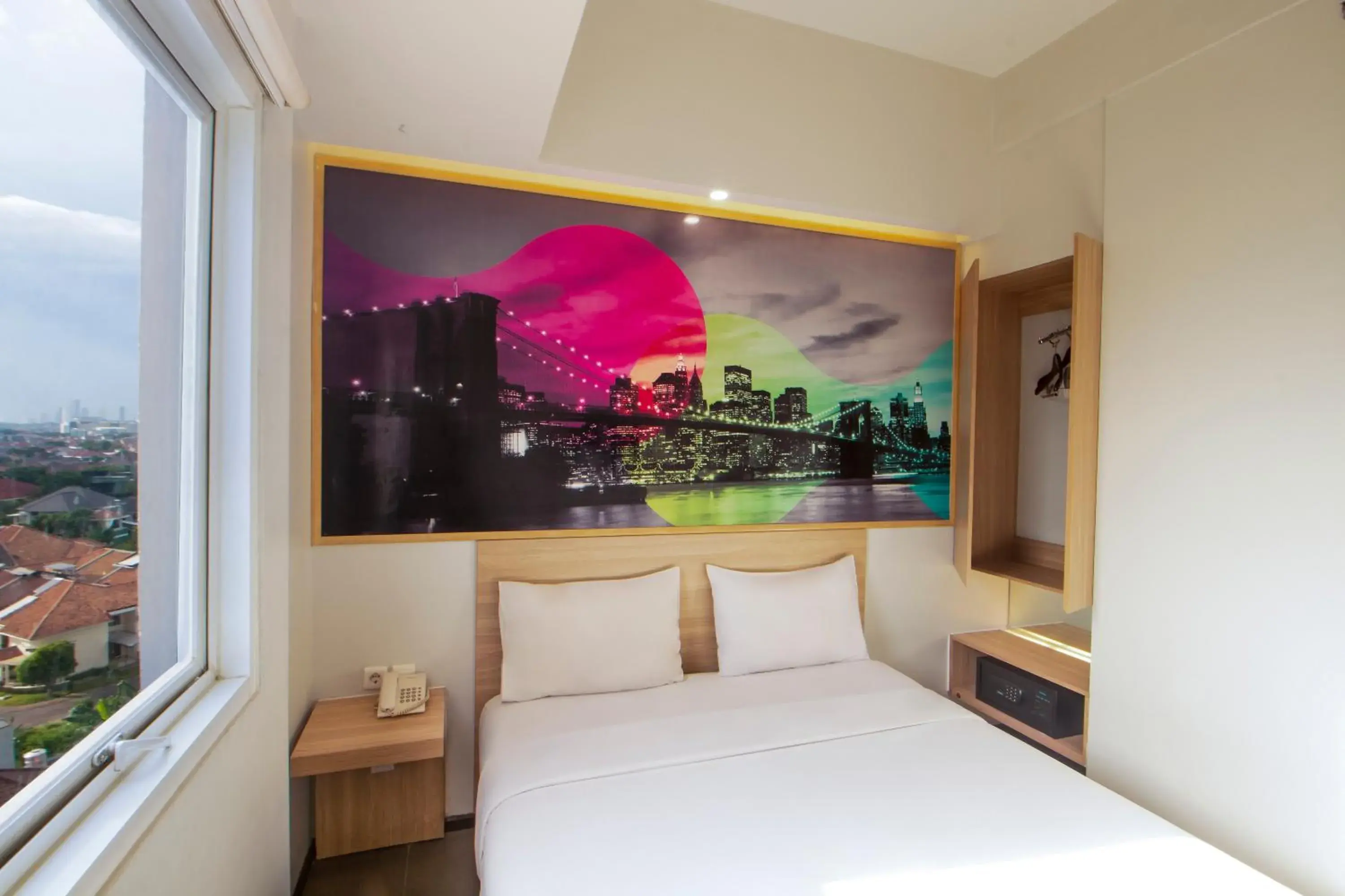 Bed in Cleo Hotel Jemursari Surabaya Bed in Cleo Hotel Jemursari Surabaya