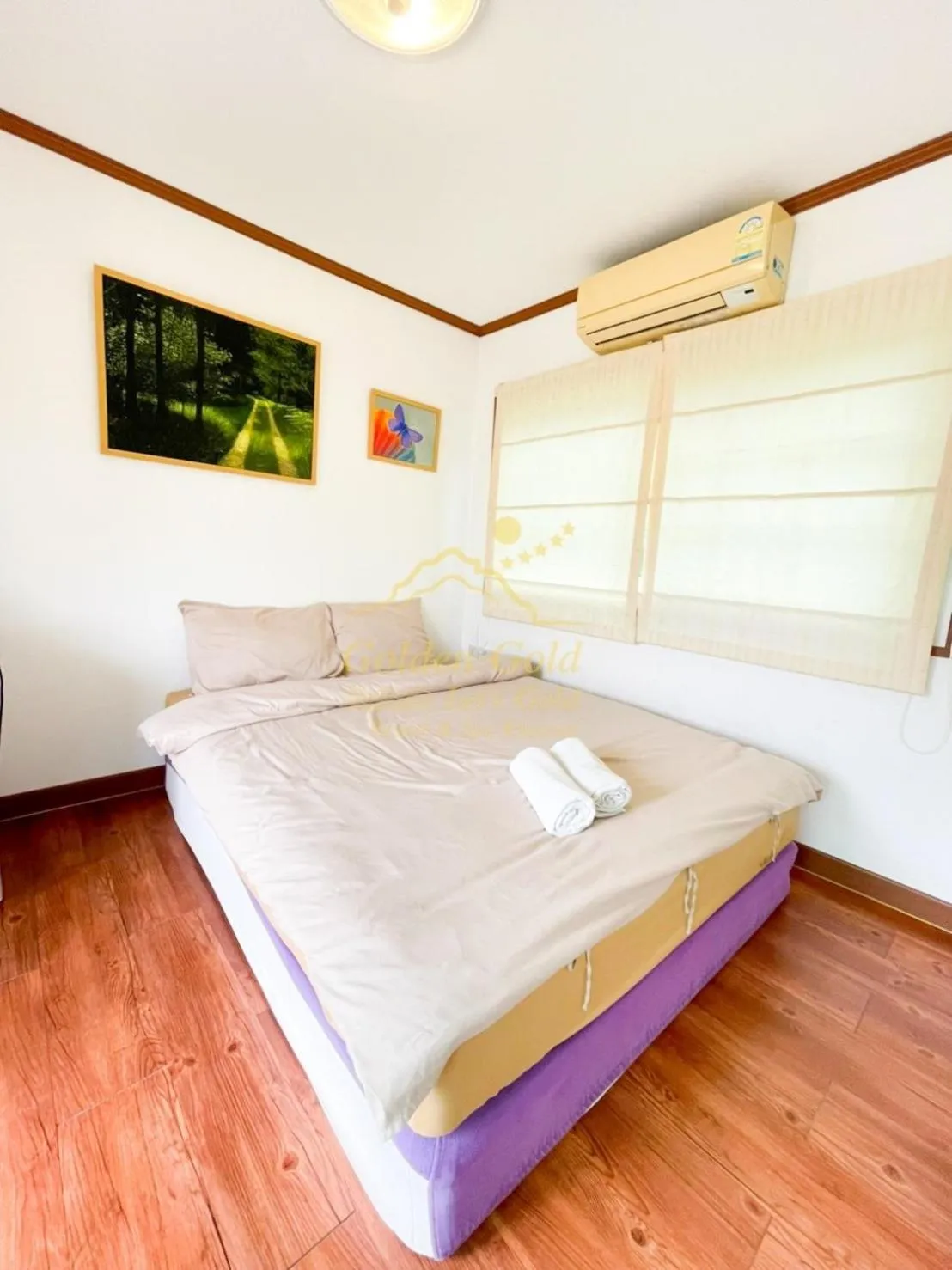 Bed in Goldengold (Khaoyai) Resort & Spa