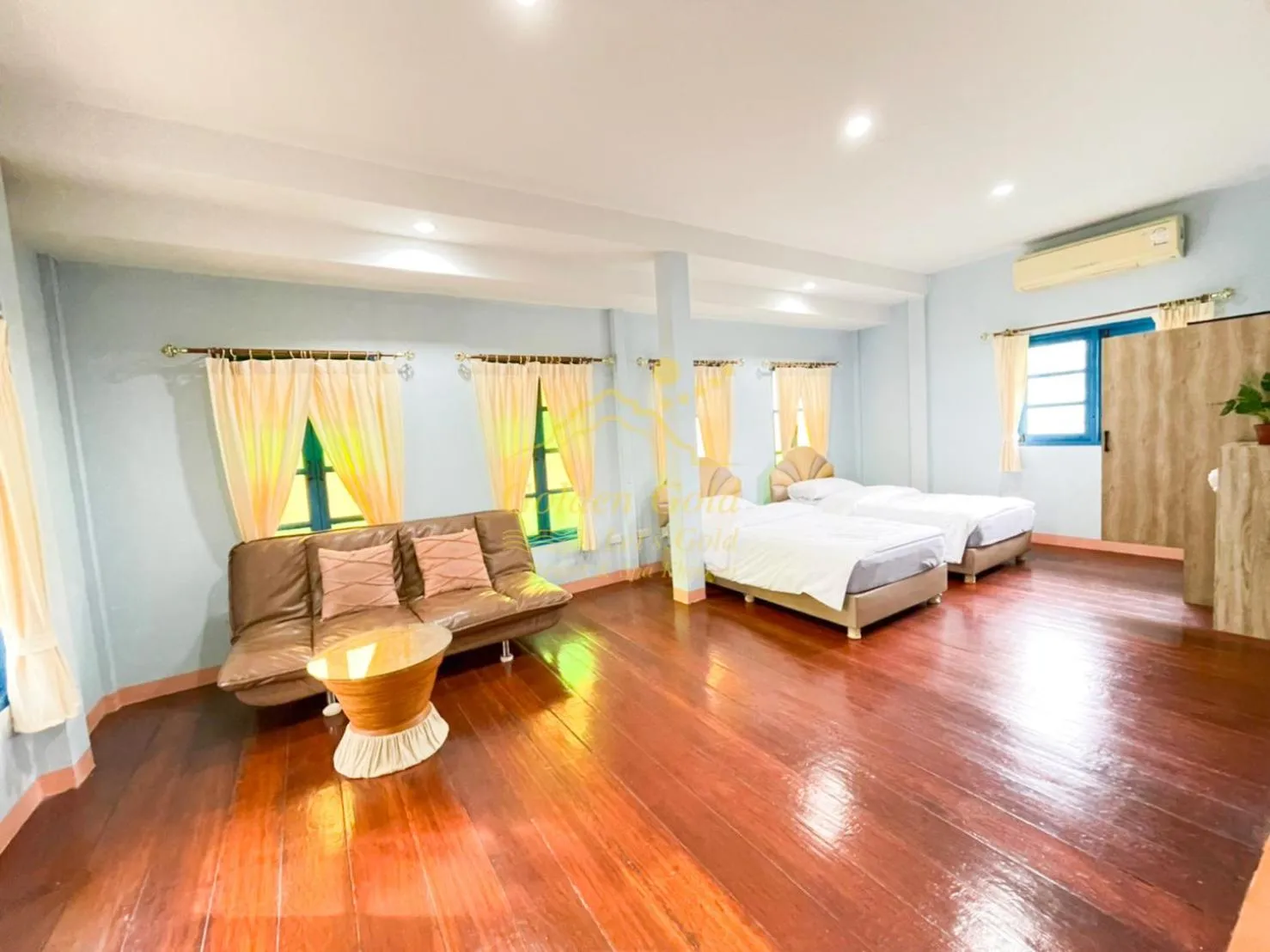 Bed in Goldengold (Khaoyai) Resort & Spa